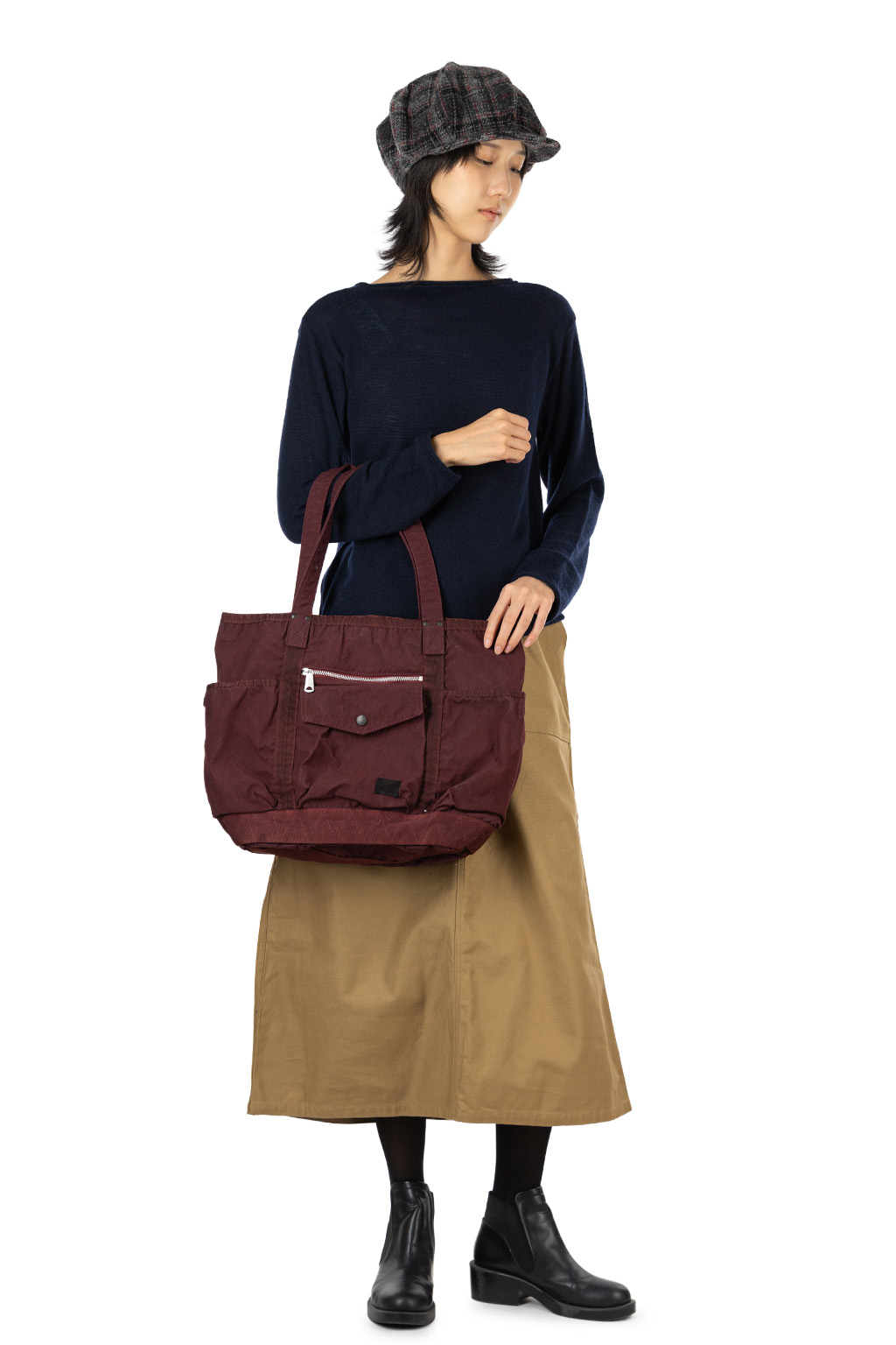 Porter Yoshida - CRAG - Tote Bag - Maroon