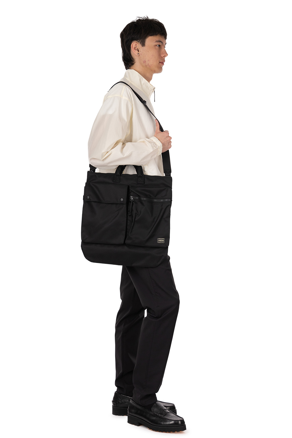 Porter Yoshida - UNIT 2WAY HELMET BAG - Black