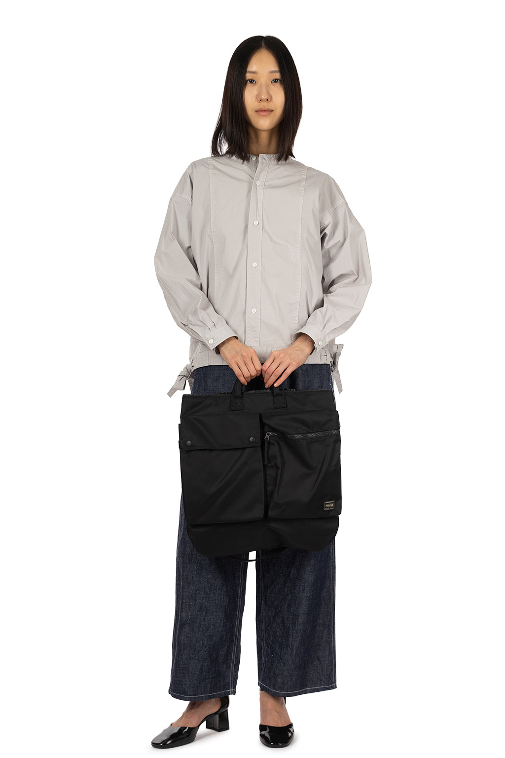 Porter Yoshida - UNIT 2WAY HELMET BAG - Black