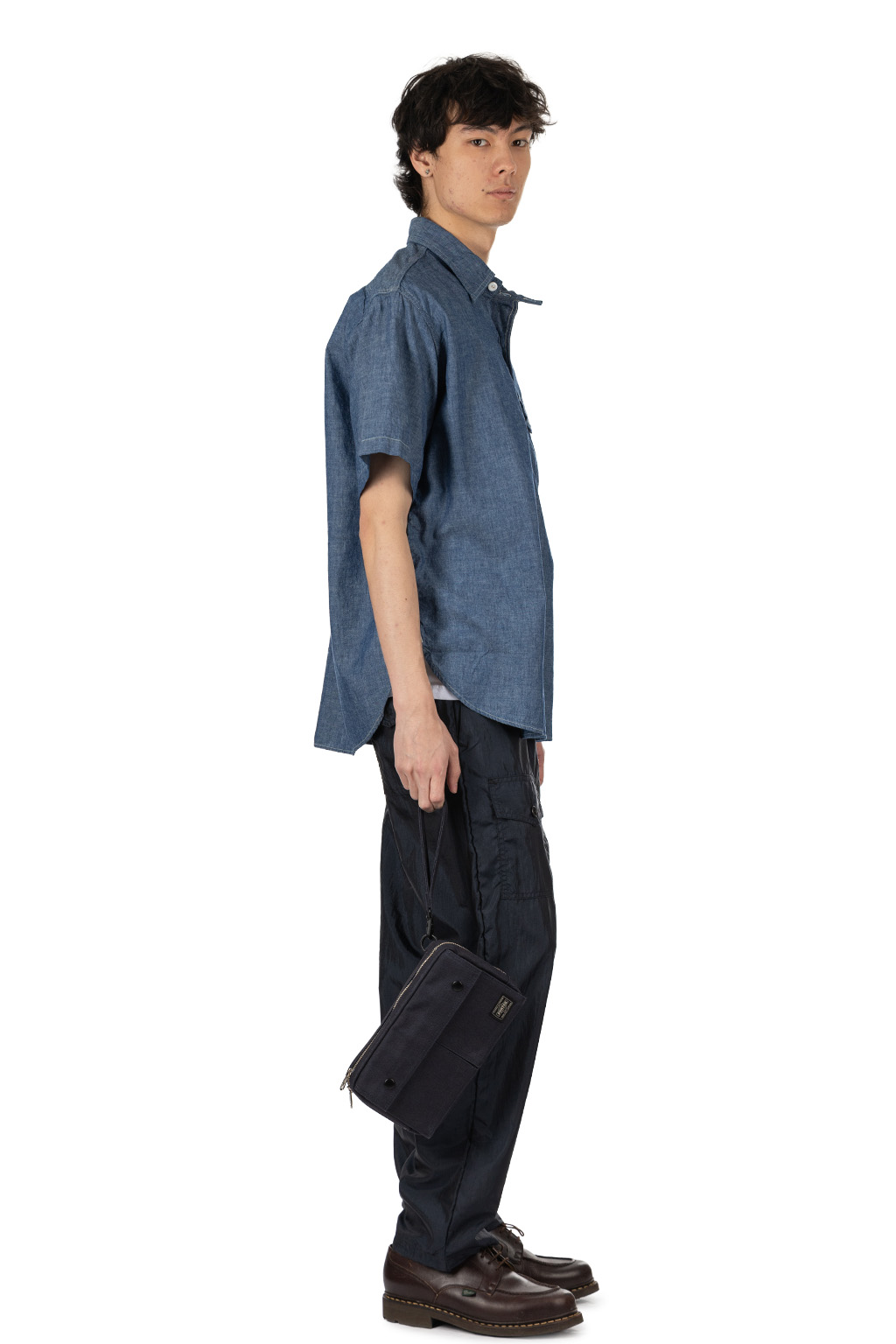 Post O'Alls - NAVY CUT SS - Classic Chambray - Indigo