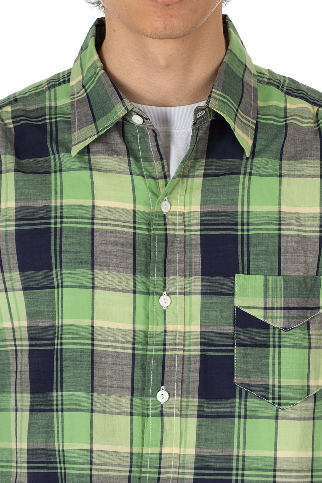 Post O'Alls - Original BL Shirt - Cotton Plaid - Green