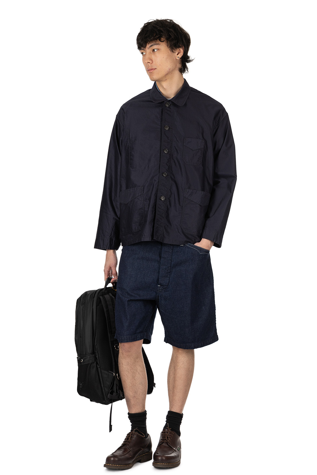 Post O'Alls - POST Chinois Travail 2 - Light Moleskin - Dk.Navy