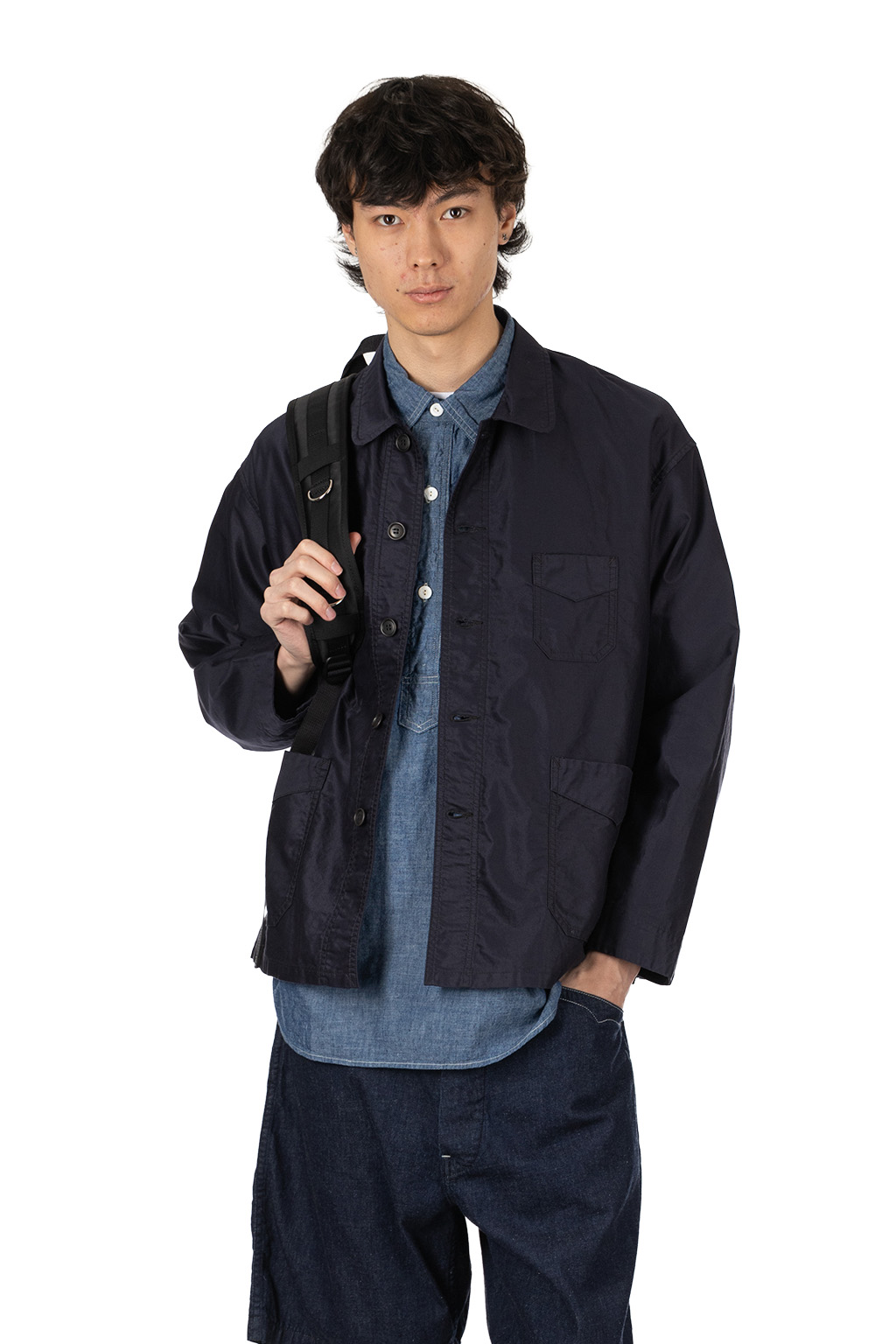 Post O'Alls - POST Chinois Travail 2 - Light Moleskin - Dk.Navy