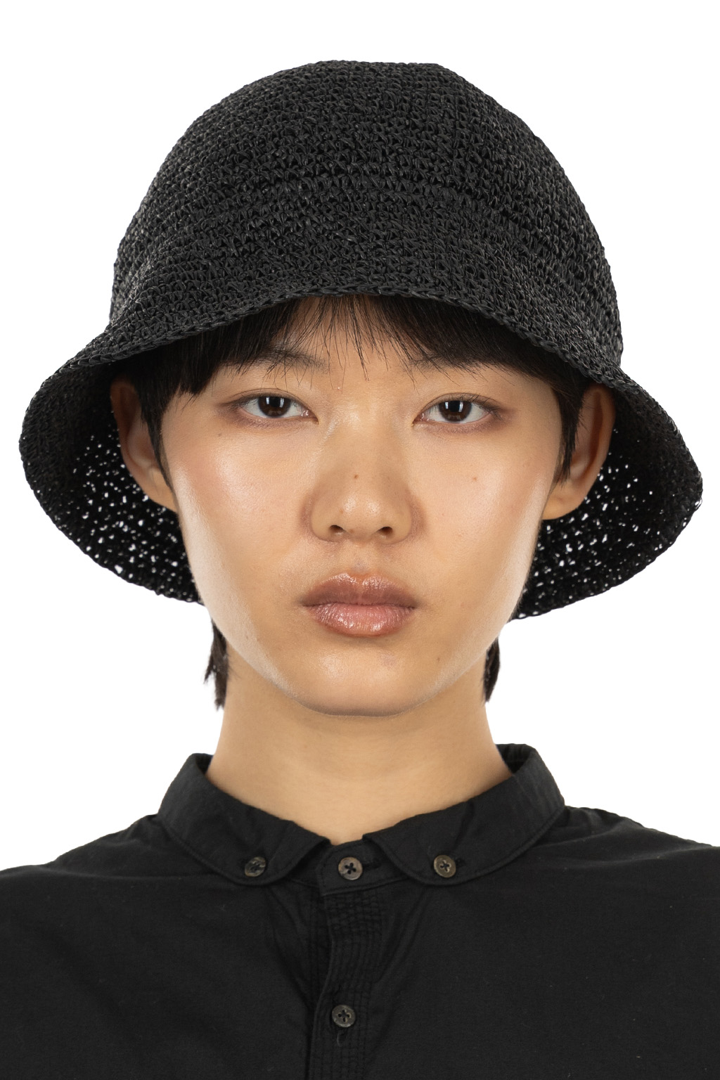 Racal - Paper Fiber Tulip Hat - Black