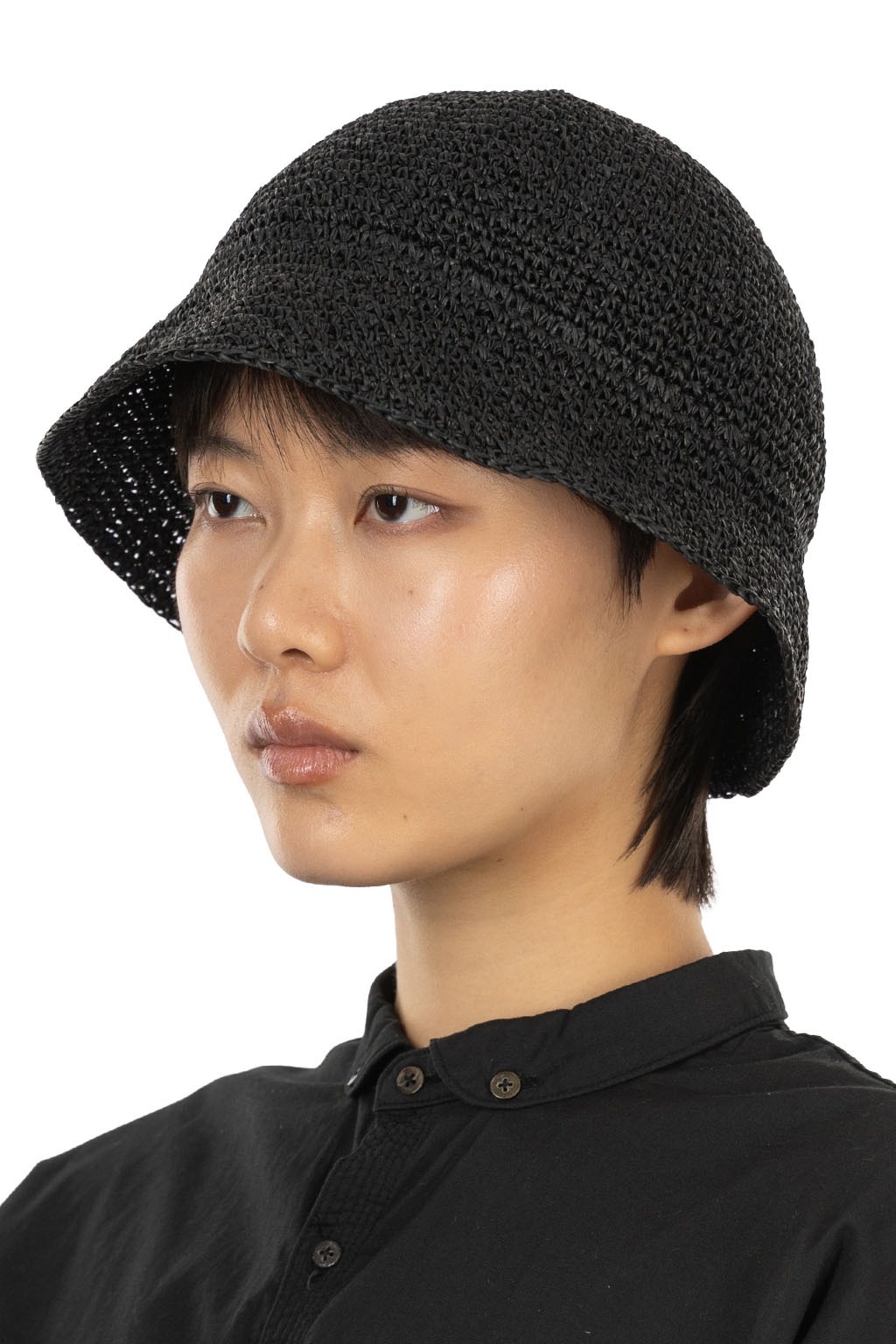 Racal - Paper Fiber Tulip Hat - Black