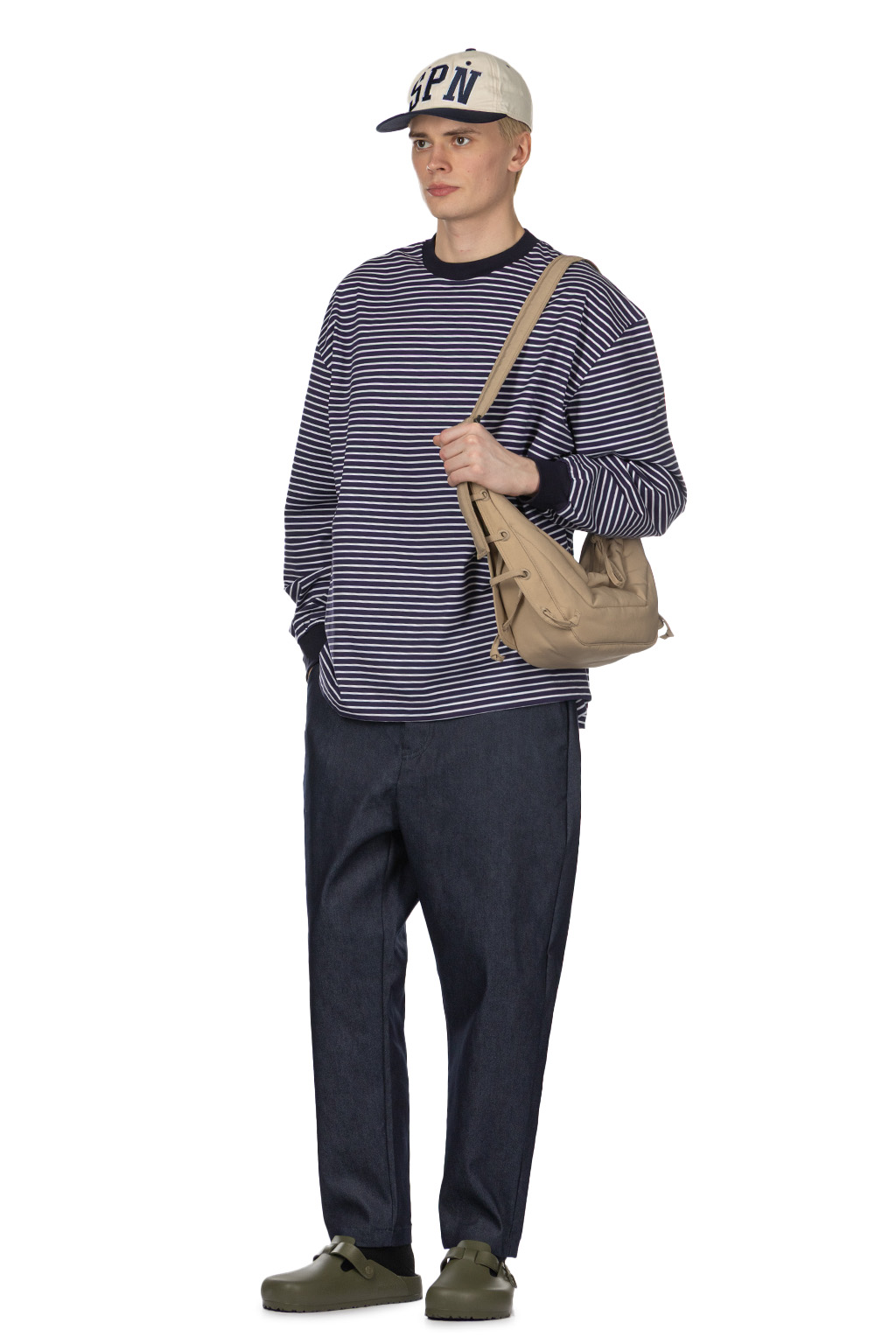 SOPHNET - Border Long Sleeve Tee