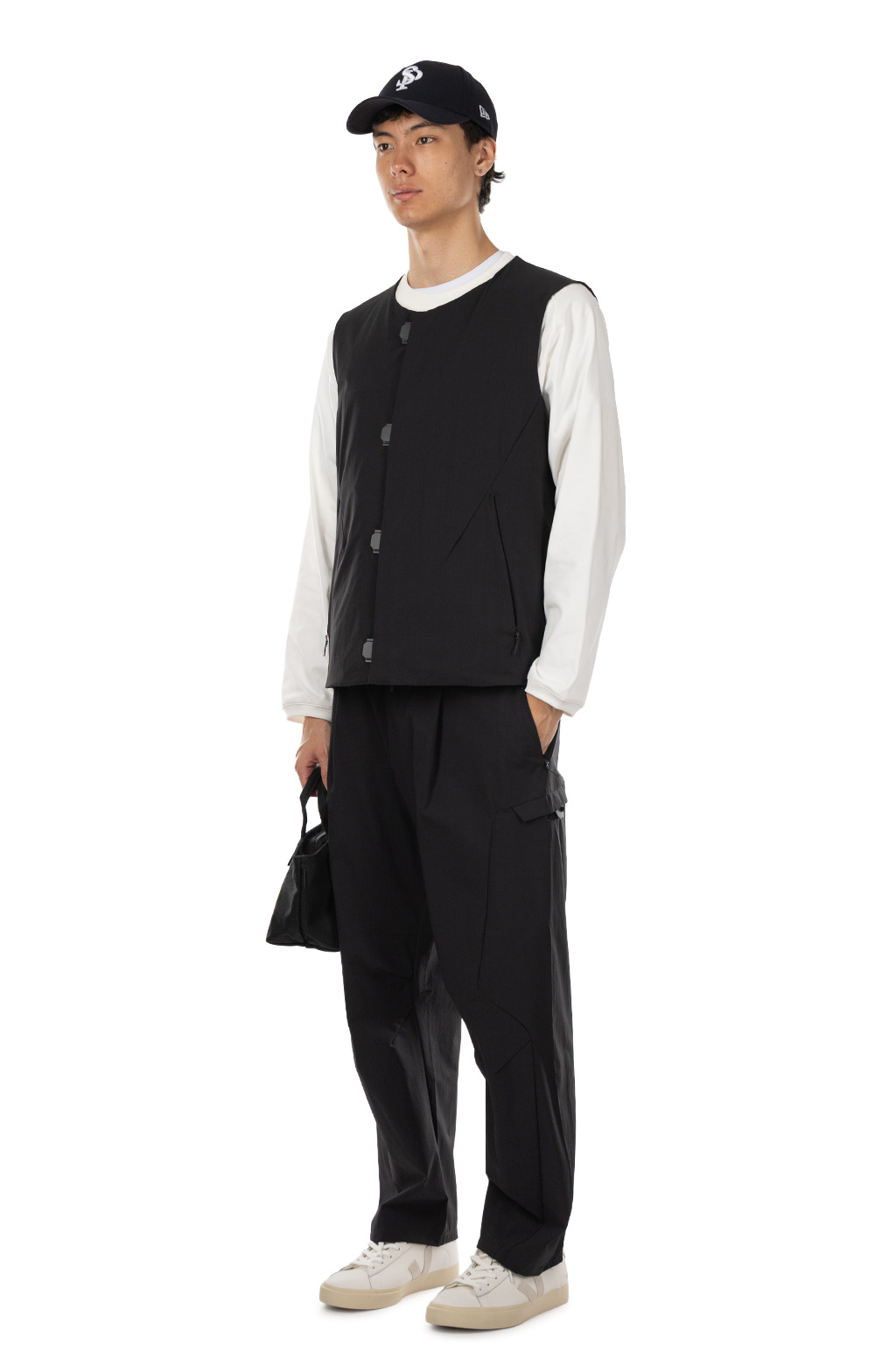 SOPHNET - EX. Flexcurtion Padded Vest - Black