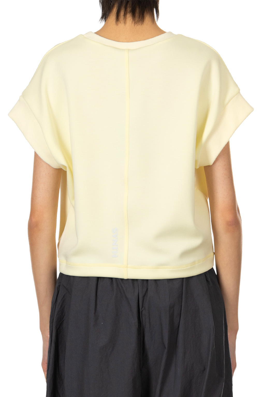 SYNTH - Sleeveless Cropped T - Butter Yellow