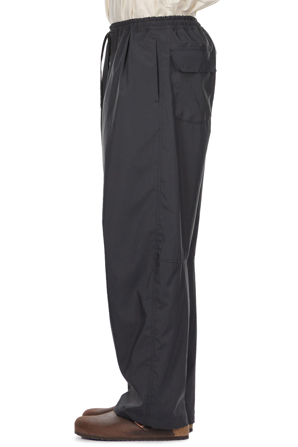 Still by hand - Airy Wide Pants - Ink Black