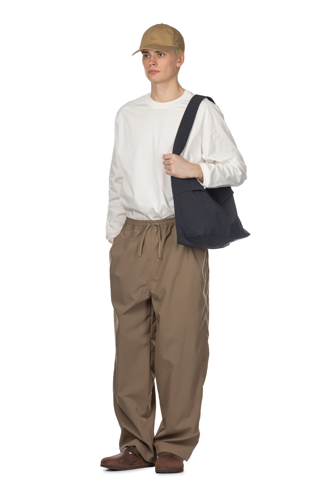 Still by hand - Airy Wide Pants - Khaki