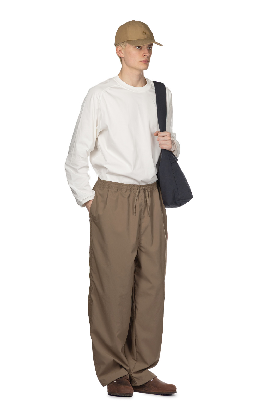Still by hand - Airy Wide Pants - Khaki