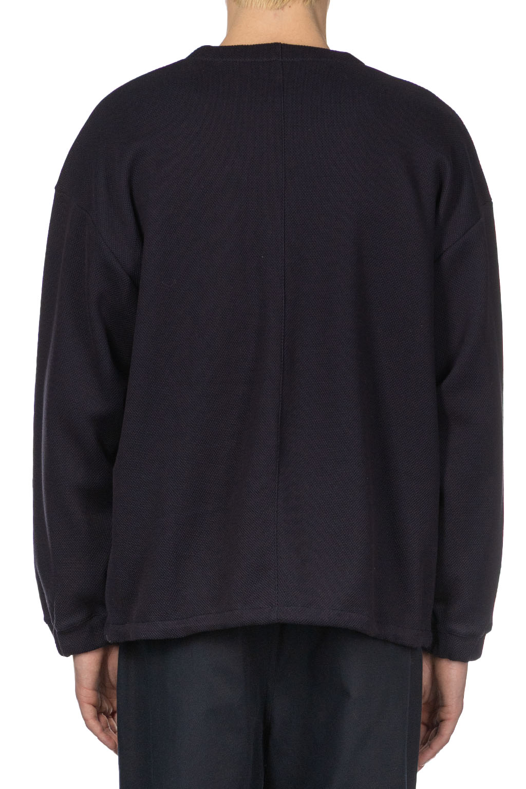 Still by hand - Buttonless Cardigan - Navy