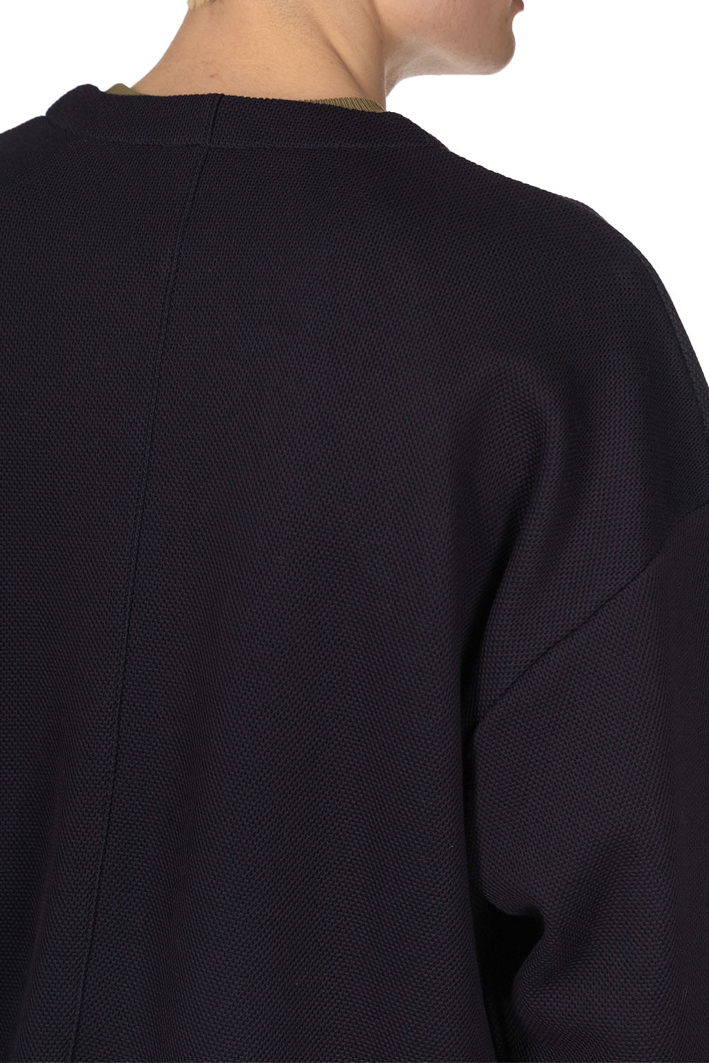 Still by hand - Buttonless Cardigan - Navy