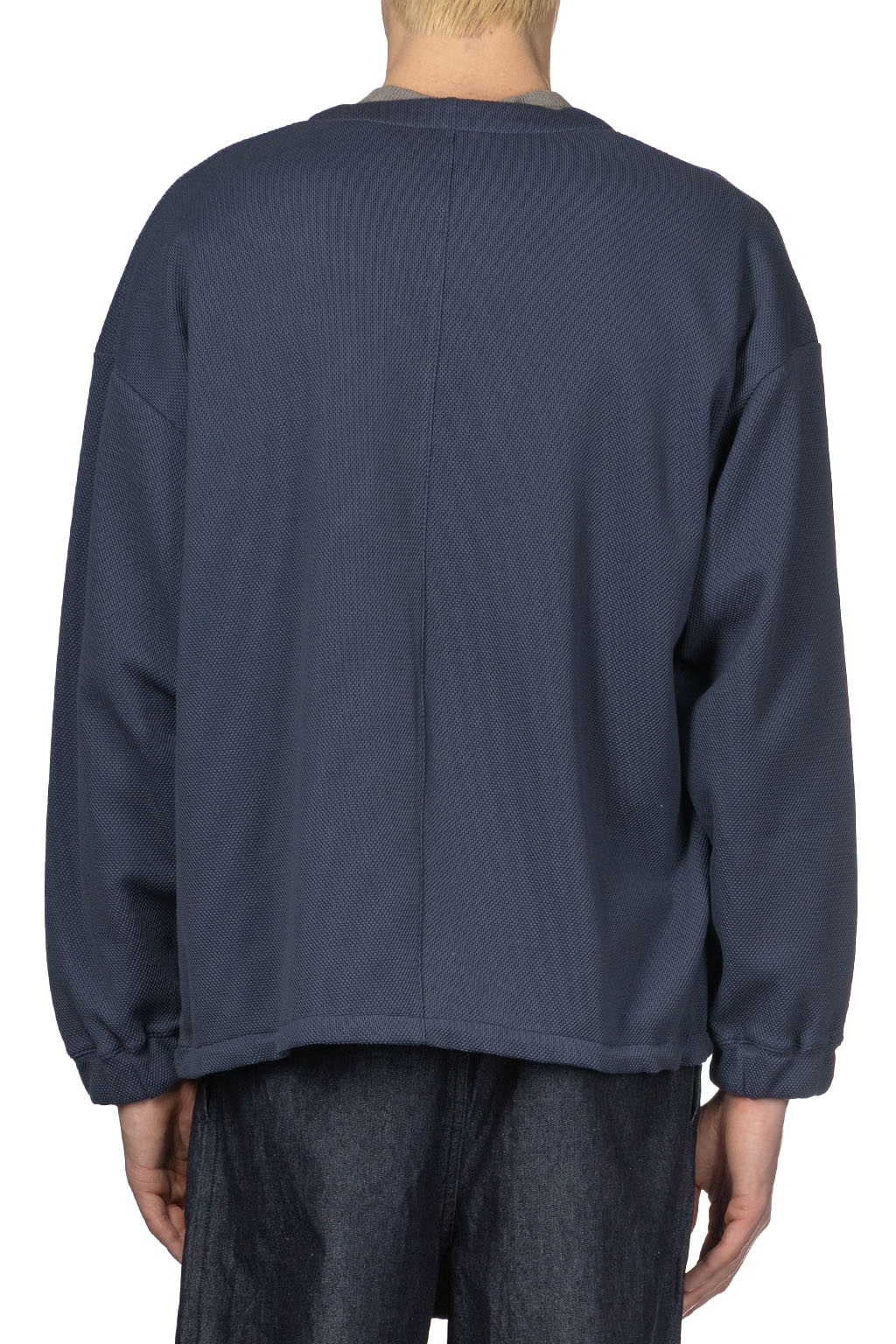 Still by hand - Buttonless Cardigan - Slate Blue