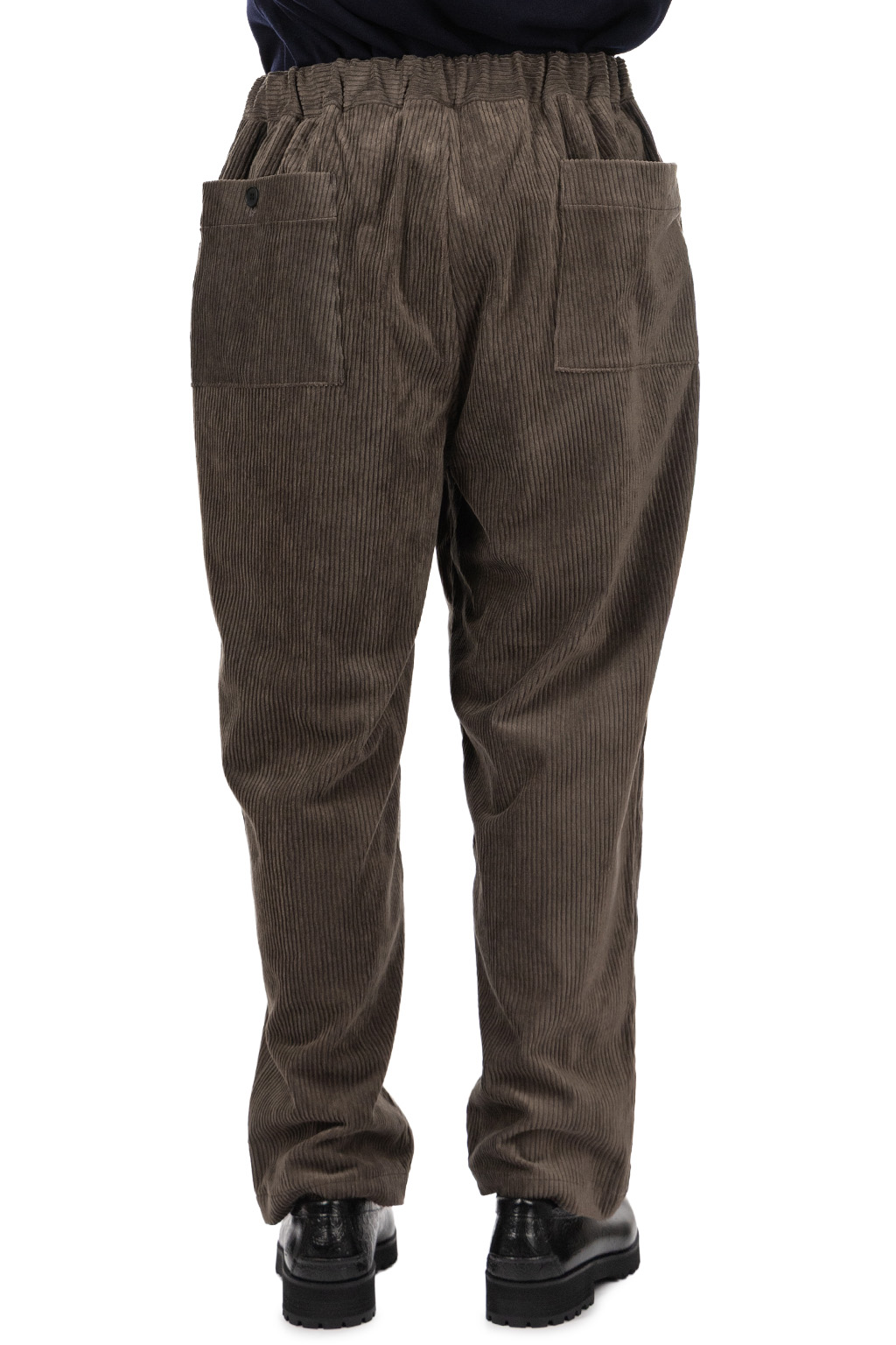 Still by hand - Corduroy Easy Pants - Khaki Brown