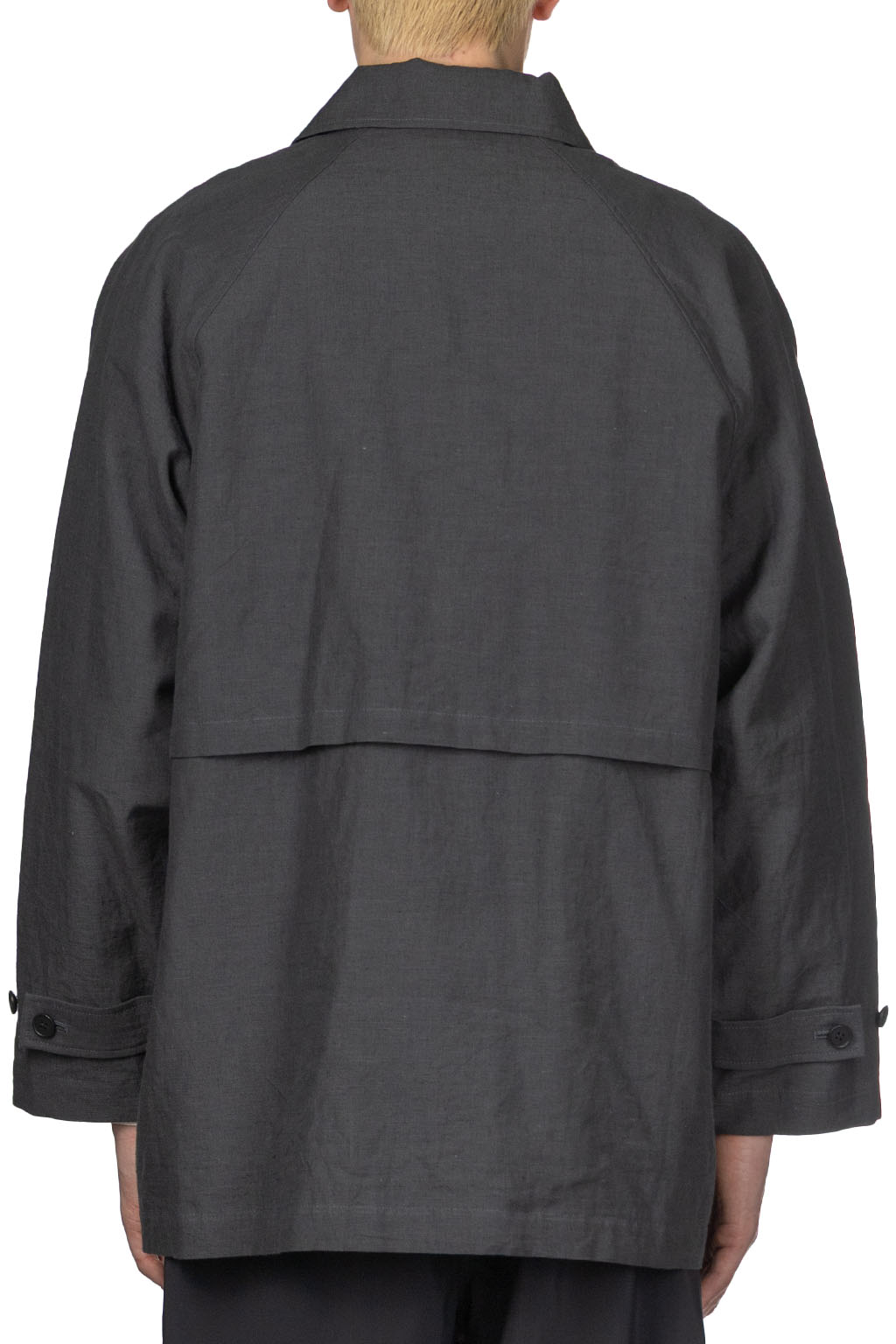 Still by hand - Cotton Half Coat- Blue Charcoal
