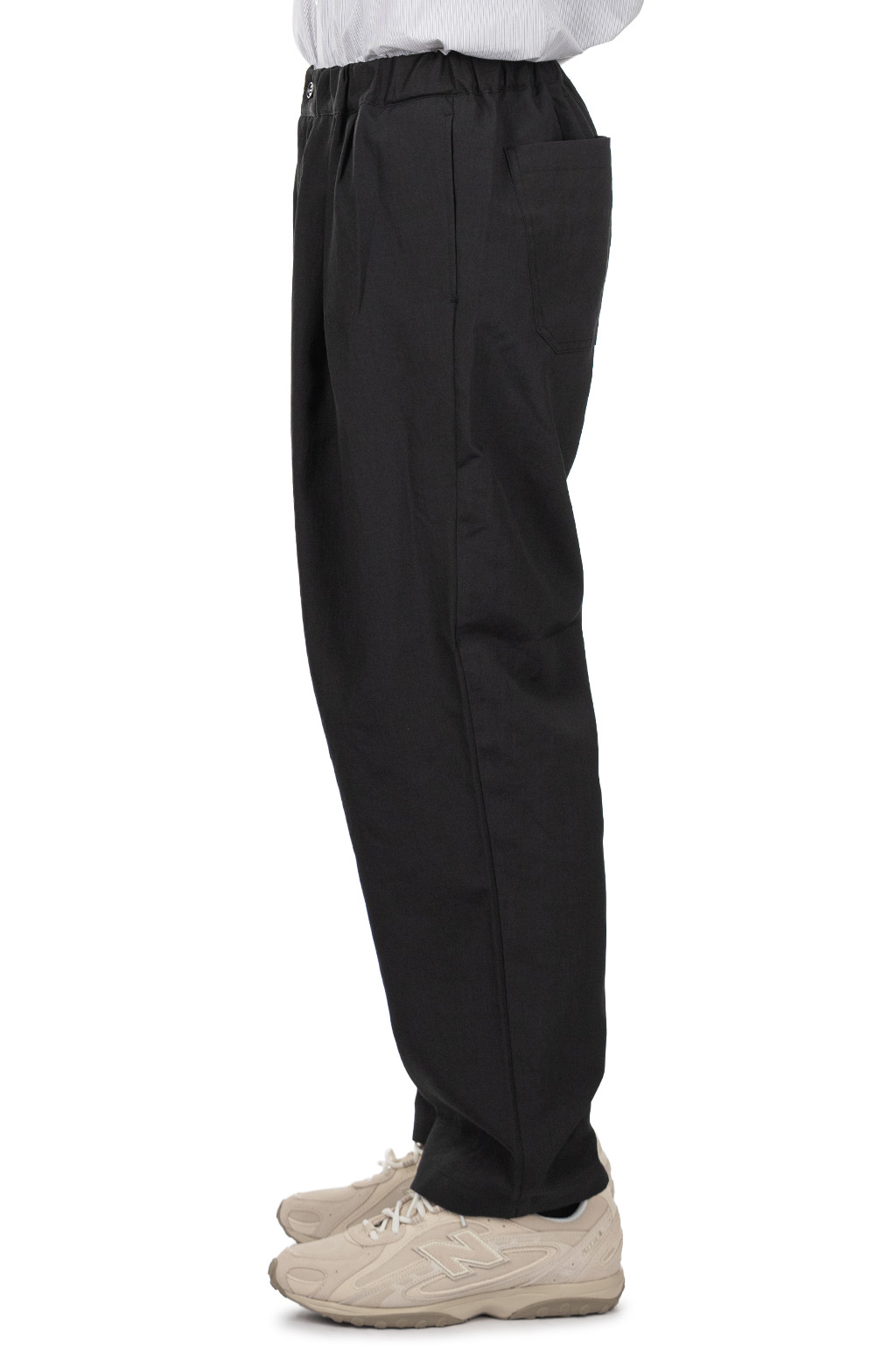 Still by hand - Elasticated Easy Pants - Ink Black