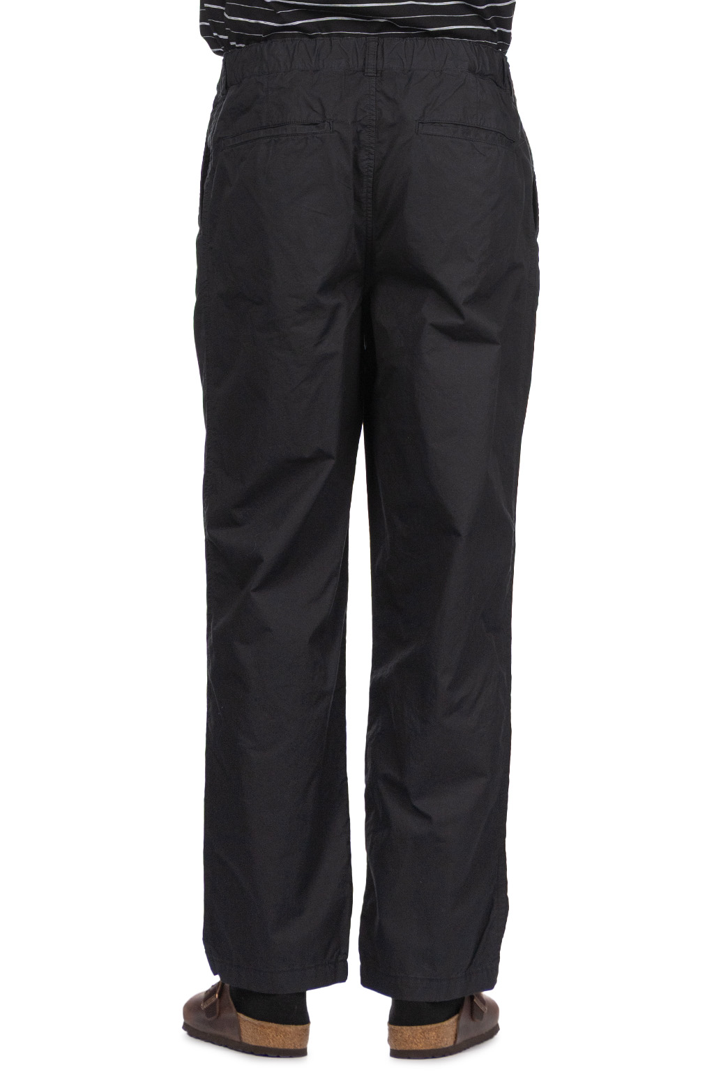 Still by hand - Garment Dye 2 Tuck Pants - Ink Black