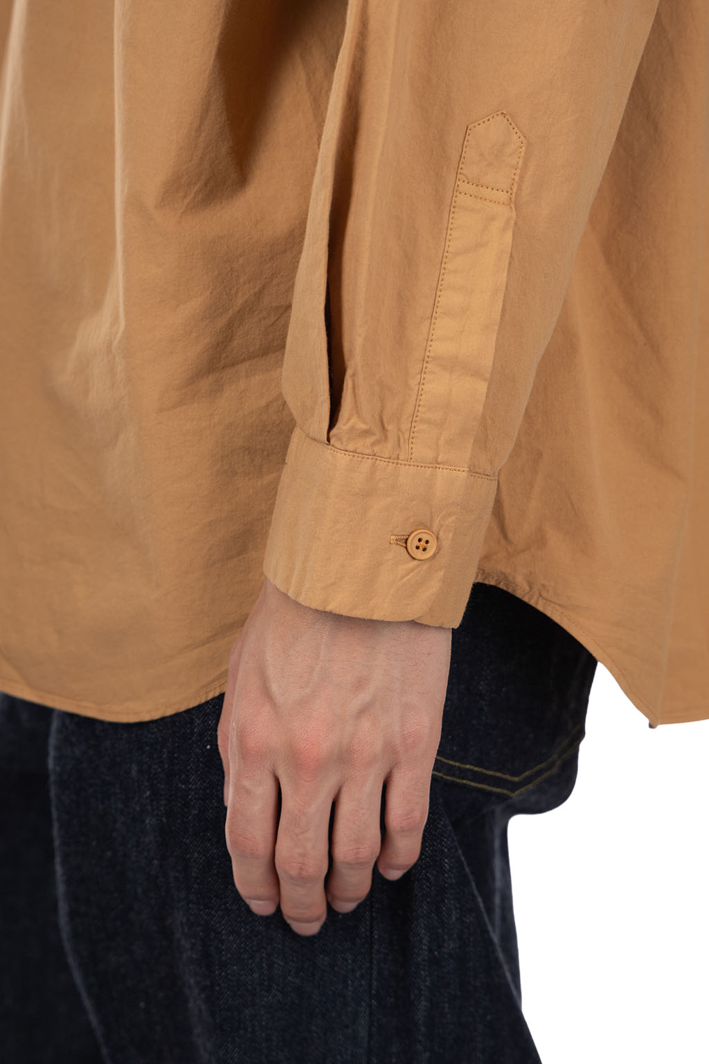 Still by hand - Garment-Dye Over Shirt - Pale Orange