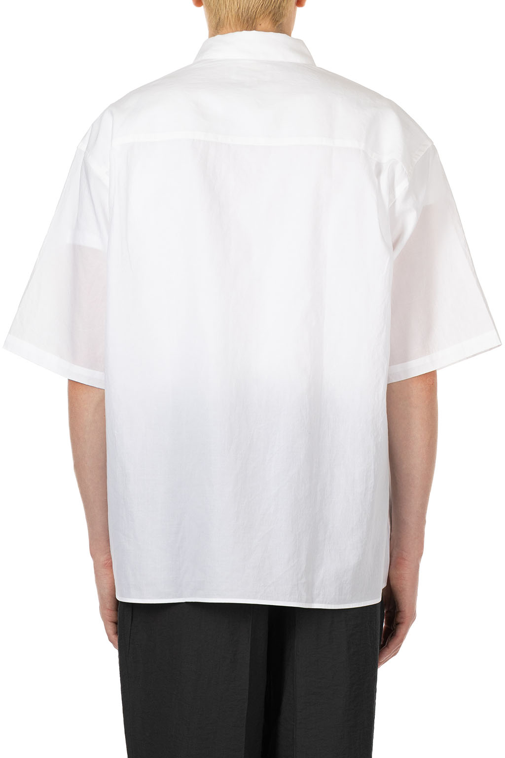 Still by hand - Half sleeve cotton shirt  - White