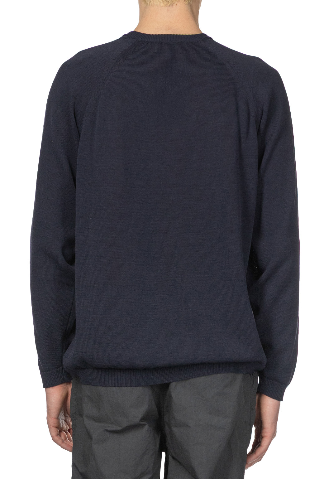Still by hand - High Twist Cotton Sweater - Navy