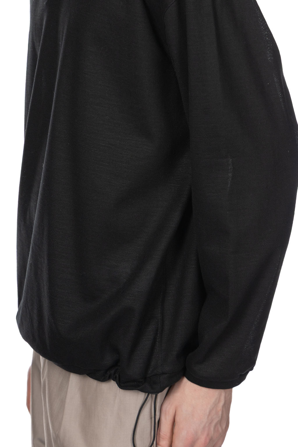 Still by hand - Long Sleeve Polo Shirt - Black