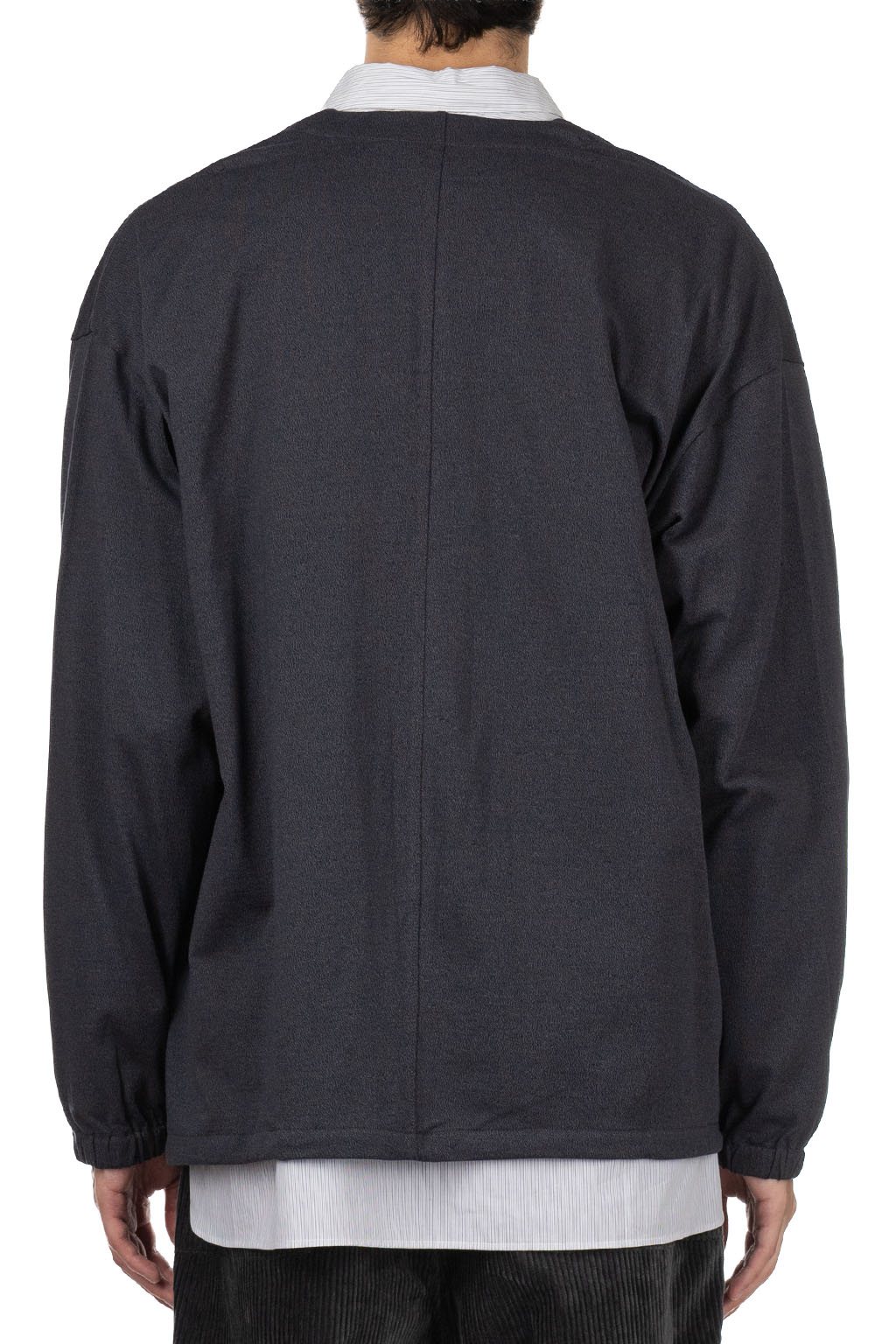 Still by hand - Mixed Colour Cardigan - Blue Charcoal