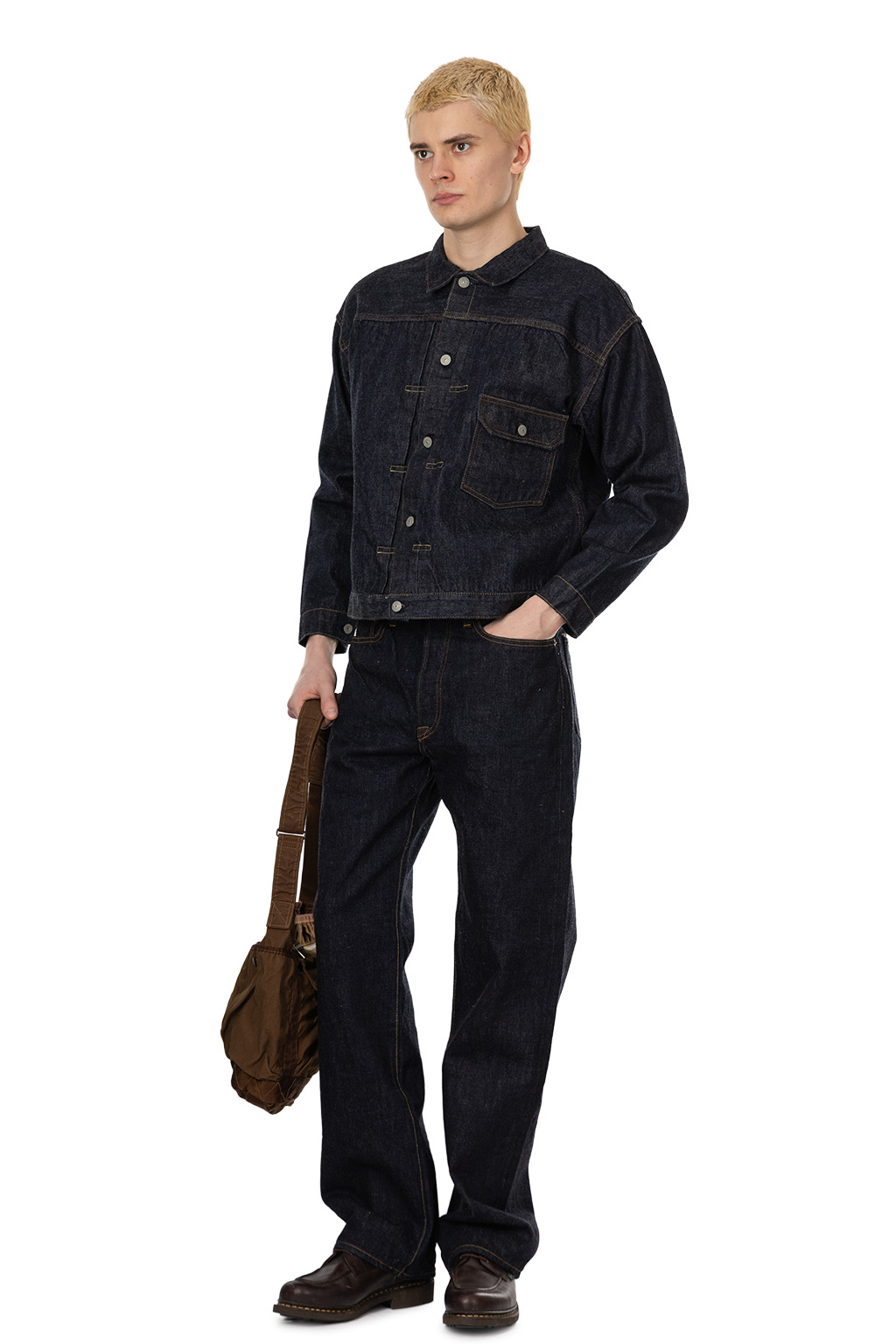 Sugar Cane - 13oz Denim Blouse 1936 Model (T-Back) - One Wash