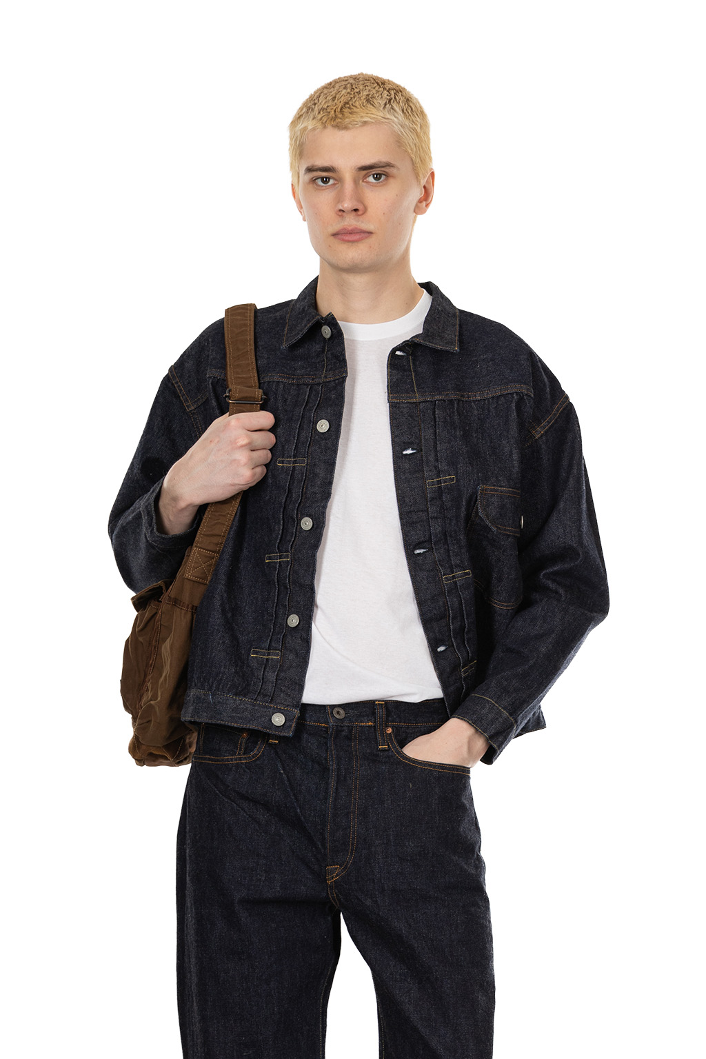 Sugar Cane - 13oz Denim Blouse 1936 Model (T-Back) - One Wash