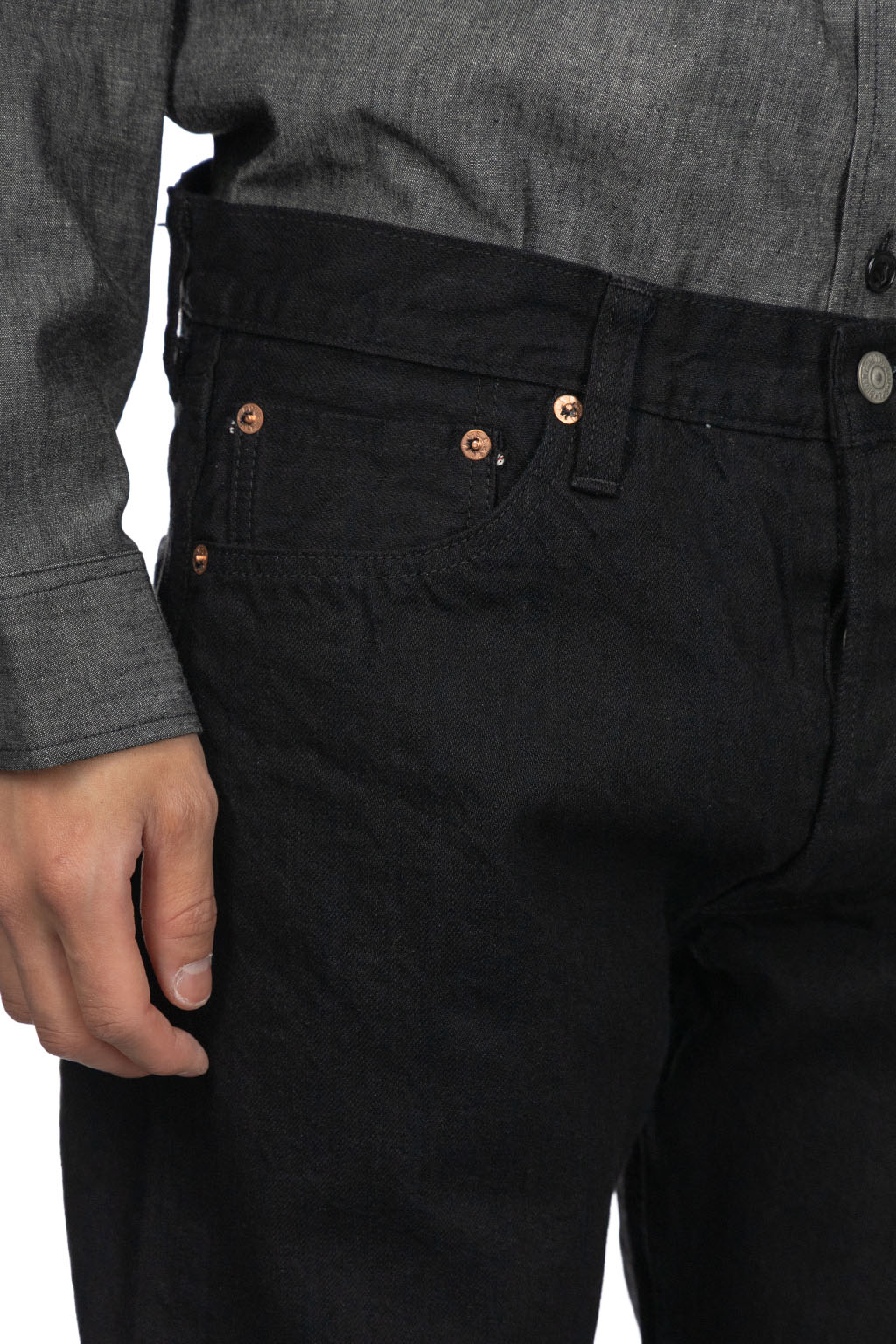 Sugar Cane 1947 Model Type-III - Slim Fit/ Black