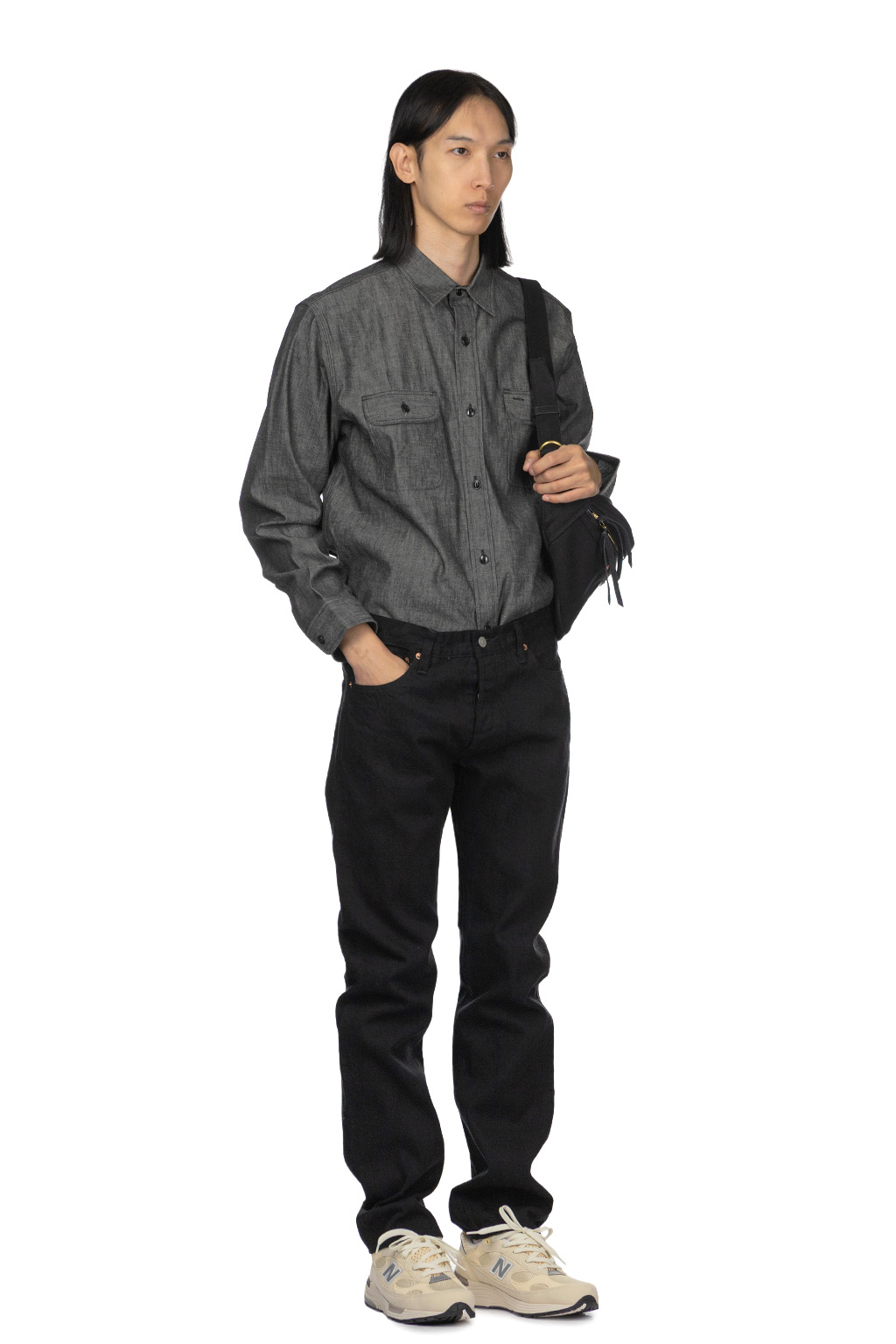 Sugar Cane 1947 Model Type-III - Slim Fit/ Black