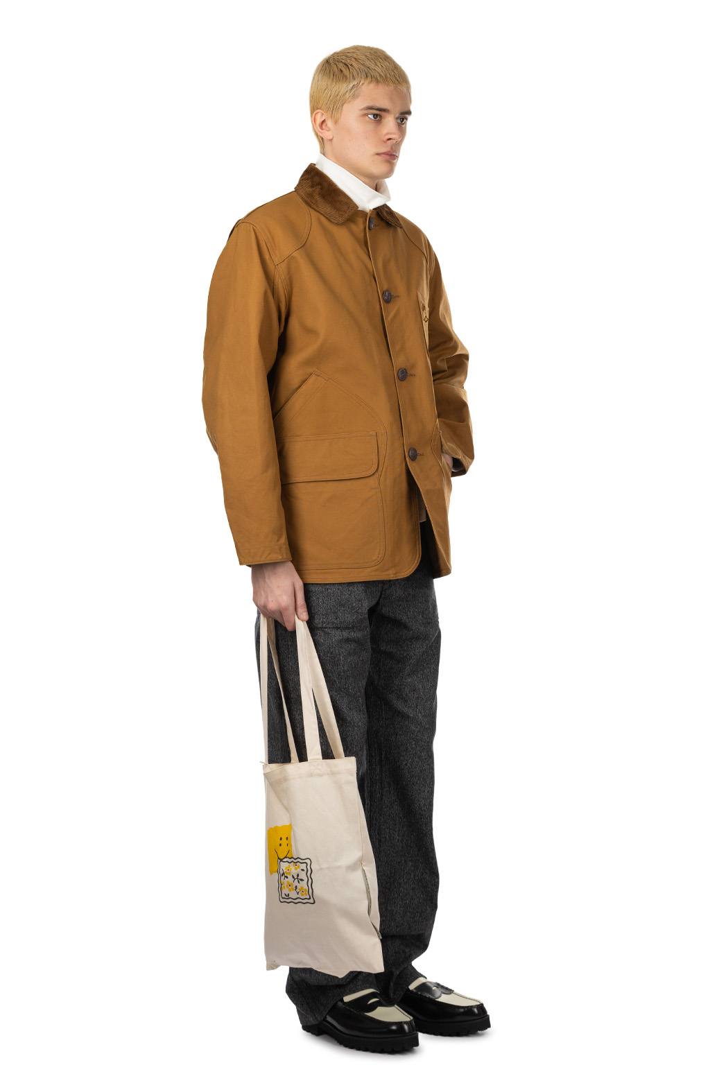 Sugar Cane - 13oz Brown Duck Hunting Jacket - Brown