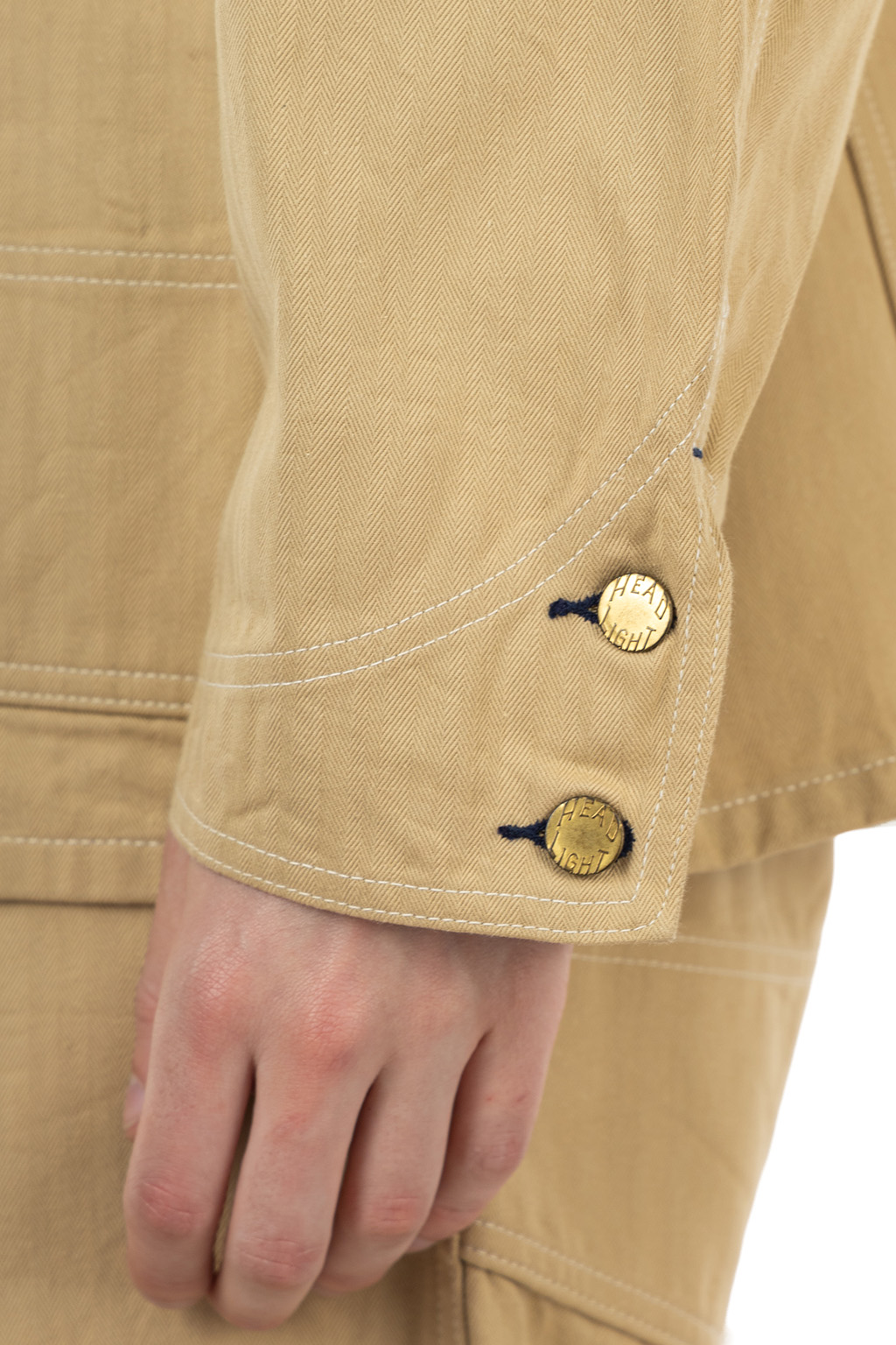 Sugar Cane - Headlight - 10oz Random HBT Work Coat