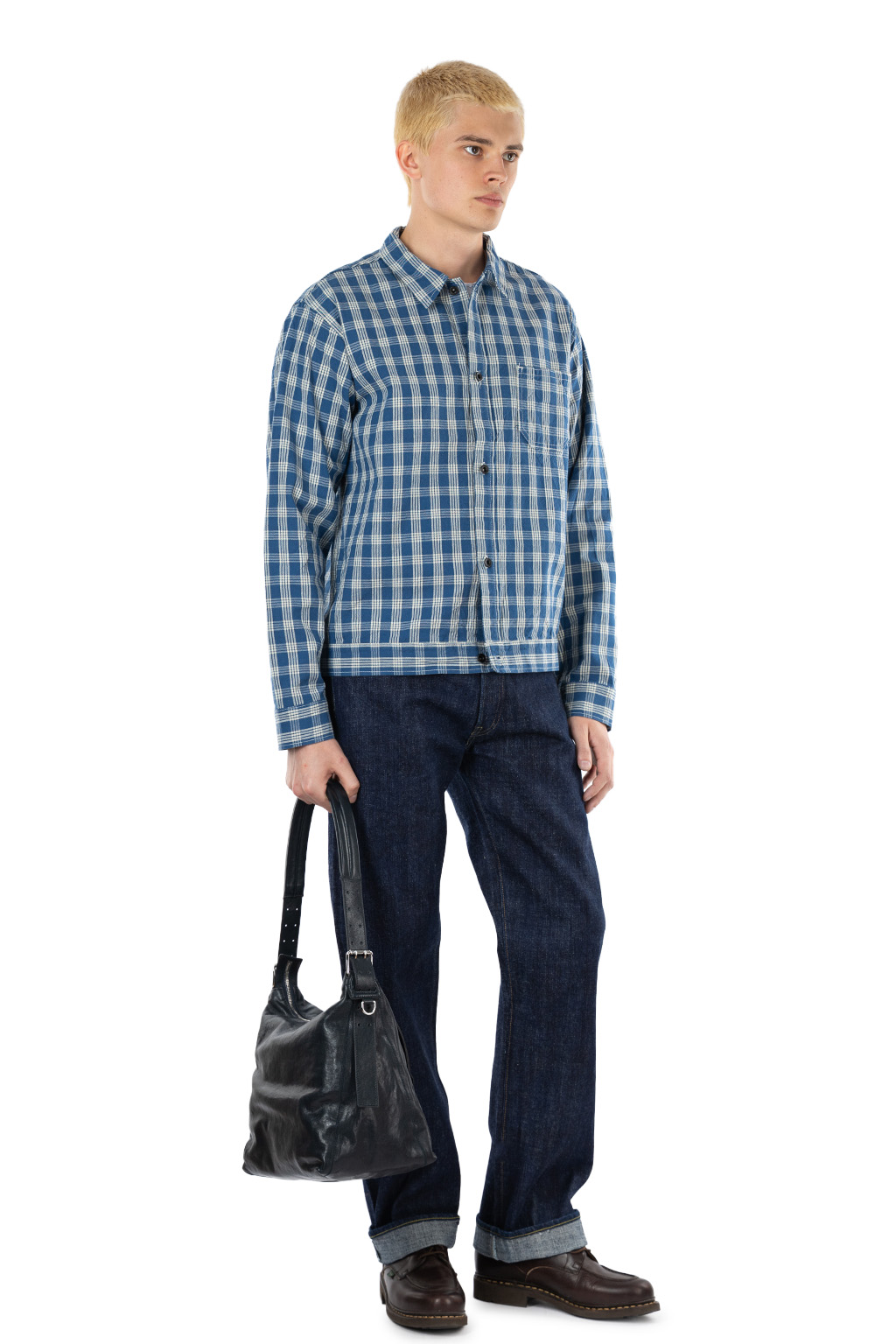 Sugar Cane - Union Supply - Palaka Check Shirt Blouse - One Wash