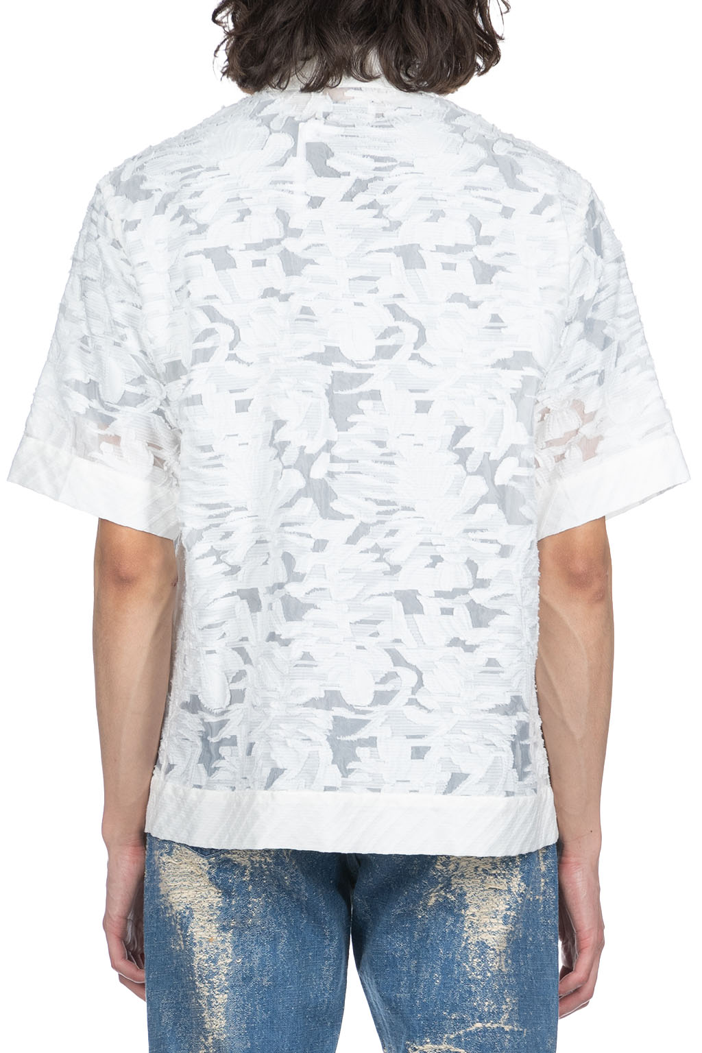 TAAKK - JACQUARD SHIRT - White