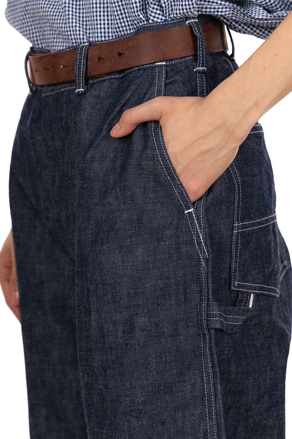 TOUJOURS - Classic Painter Pants - Indigo