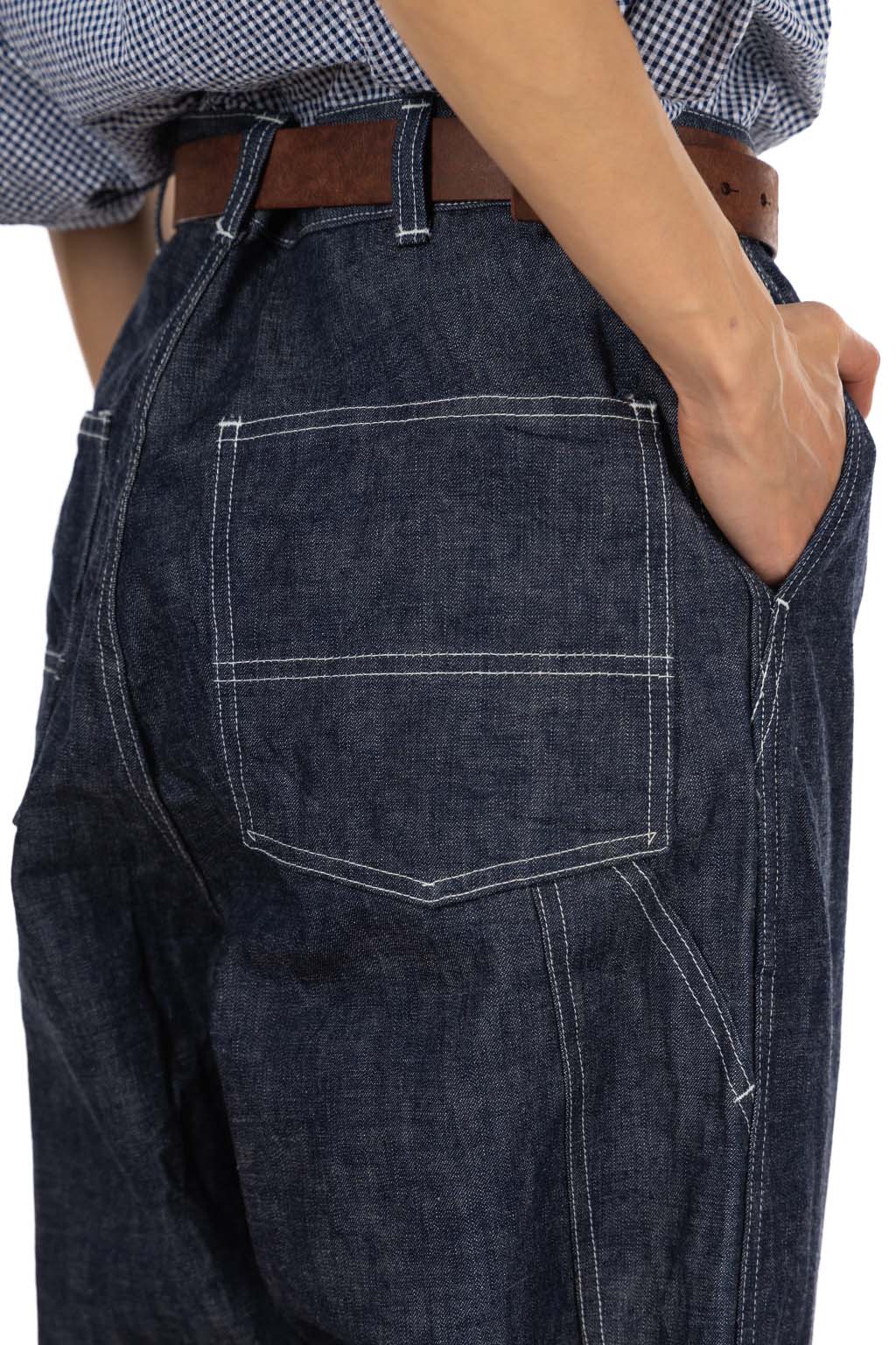 TOUJOURS - Classic Painter Pants - Indigo