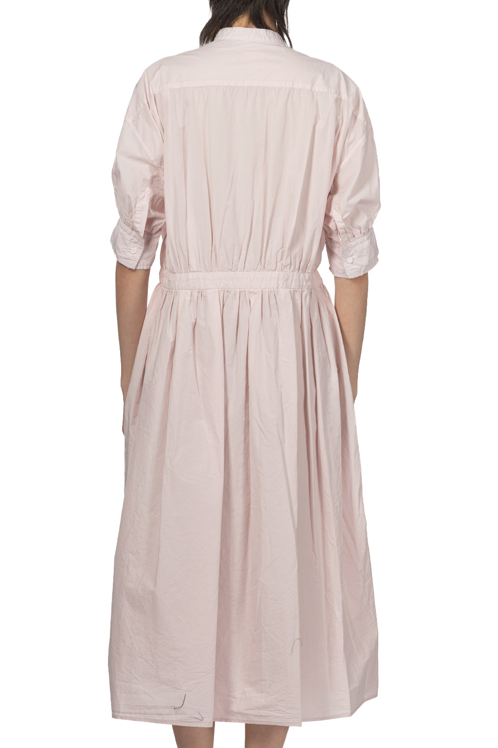 TOUJOURS - Half Bishop Sleeve String Dress - Shell Pink