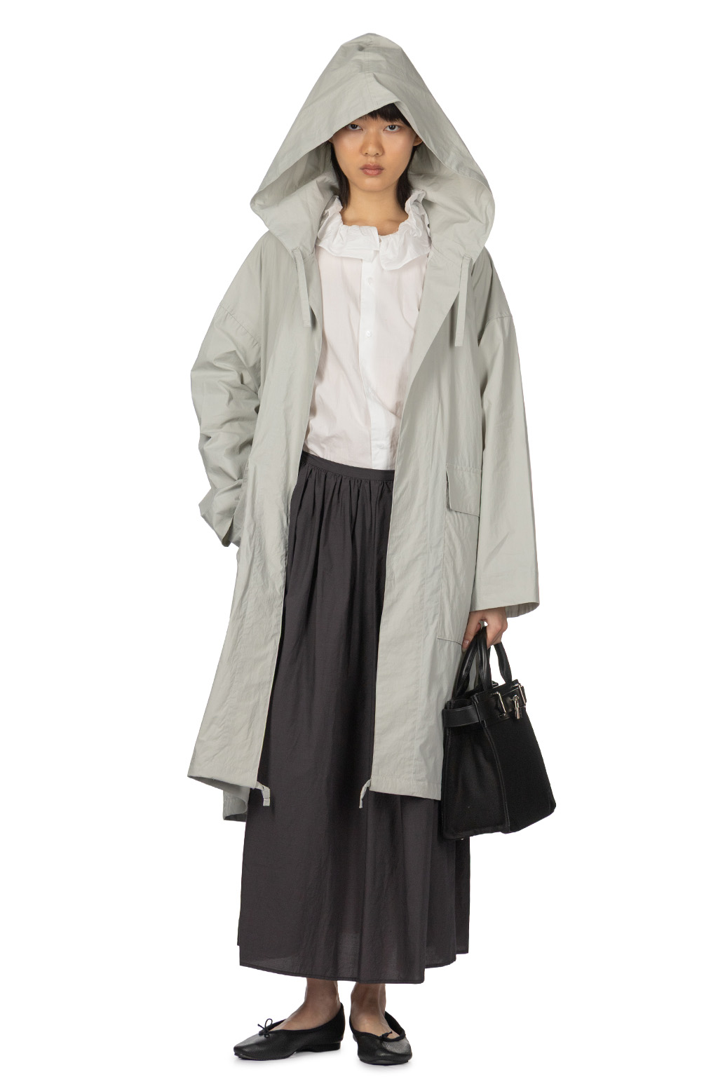 TOUJOURS - Mods Robe Coat - Smoke Grey