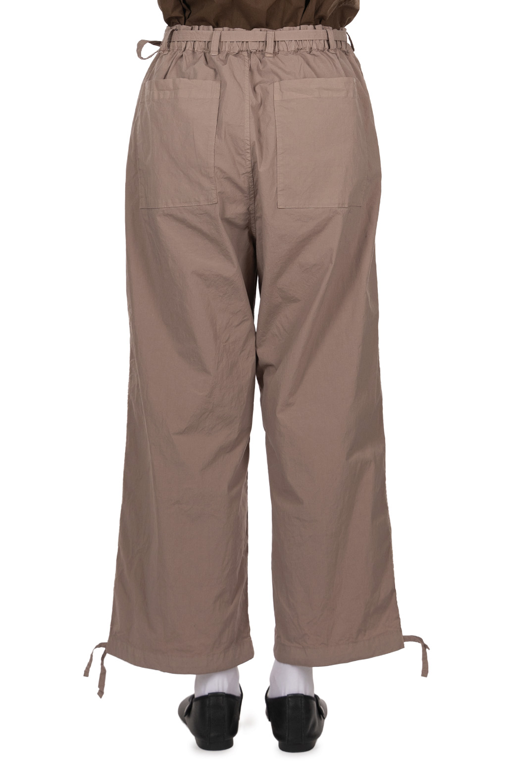 TOUJOURS - String Belt Trousers - Taupe
