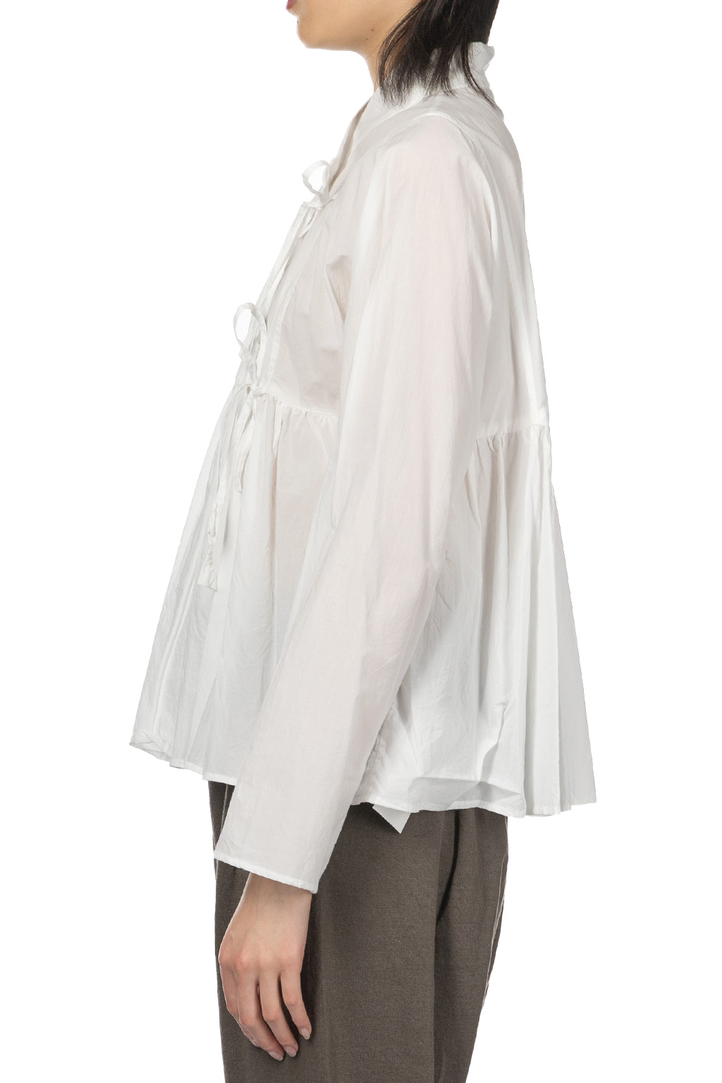 TOUJOURS - Super Fine Cotton Rabari Jacket - White