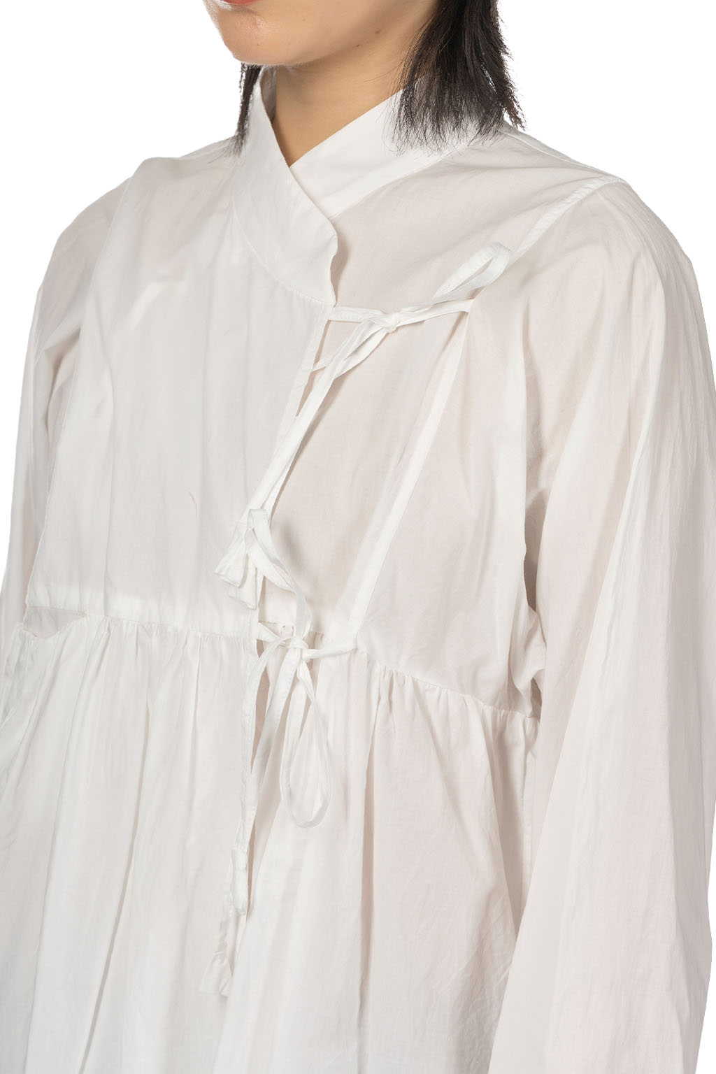 TOUJOURS - Super Fine Cotton Rabari Jacket - White