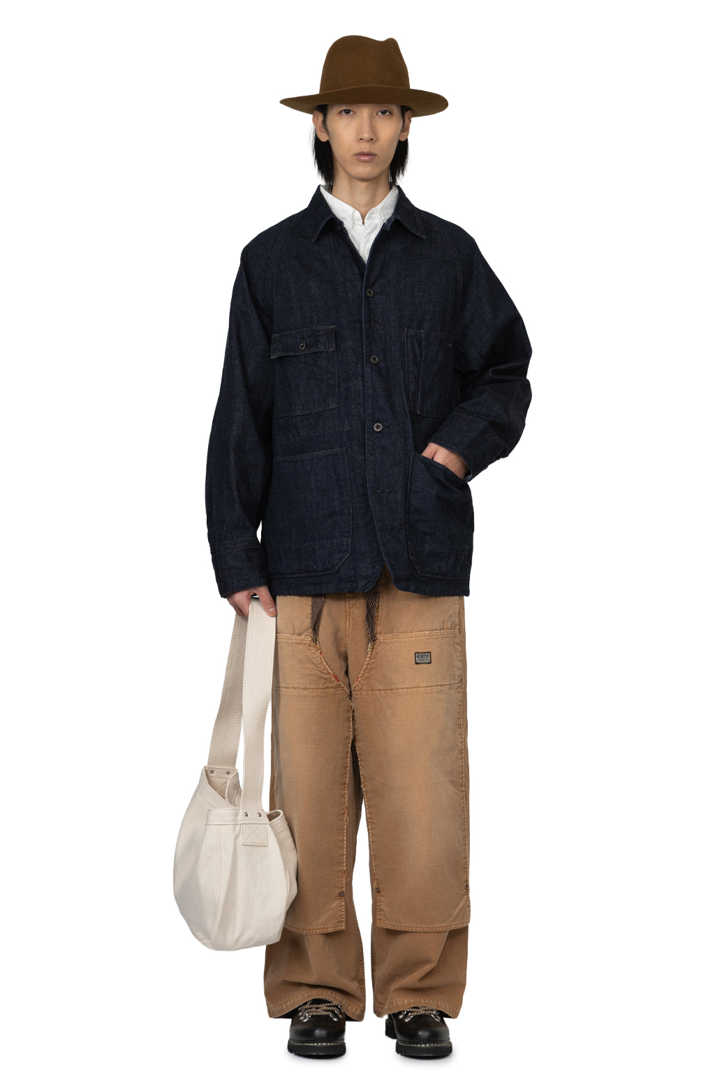 Taiga Takahashi - Lot.004 Newsboy Bag - Ivory 