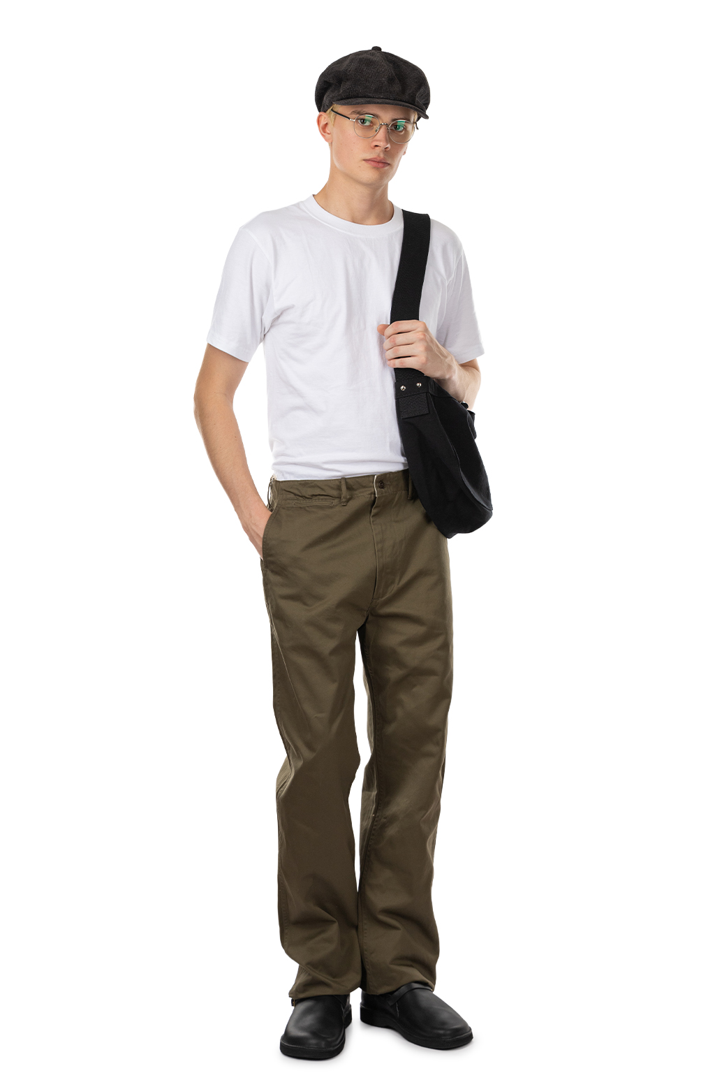 Taiga Takahashi - Lot.018 Newsboy Bag Small - Black