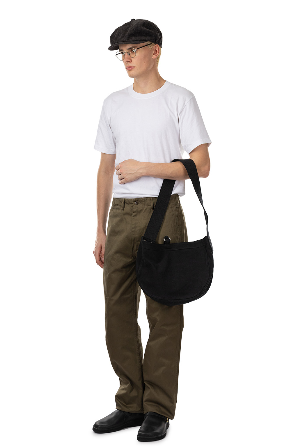 Taiga Takahashi - Lot.018 Newsboy Bag Small - Black