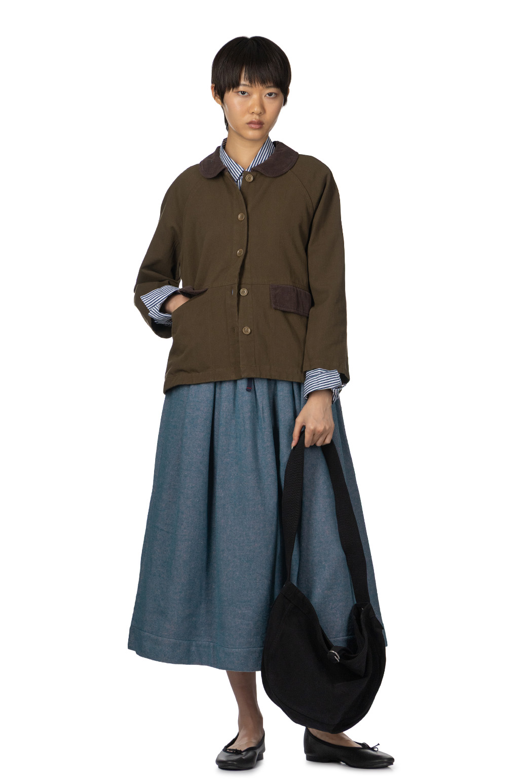 Taiga Takahashi - Lot.018 Newsboy Bag Small - Black