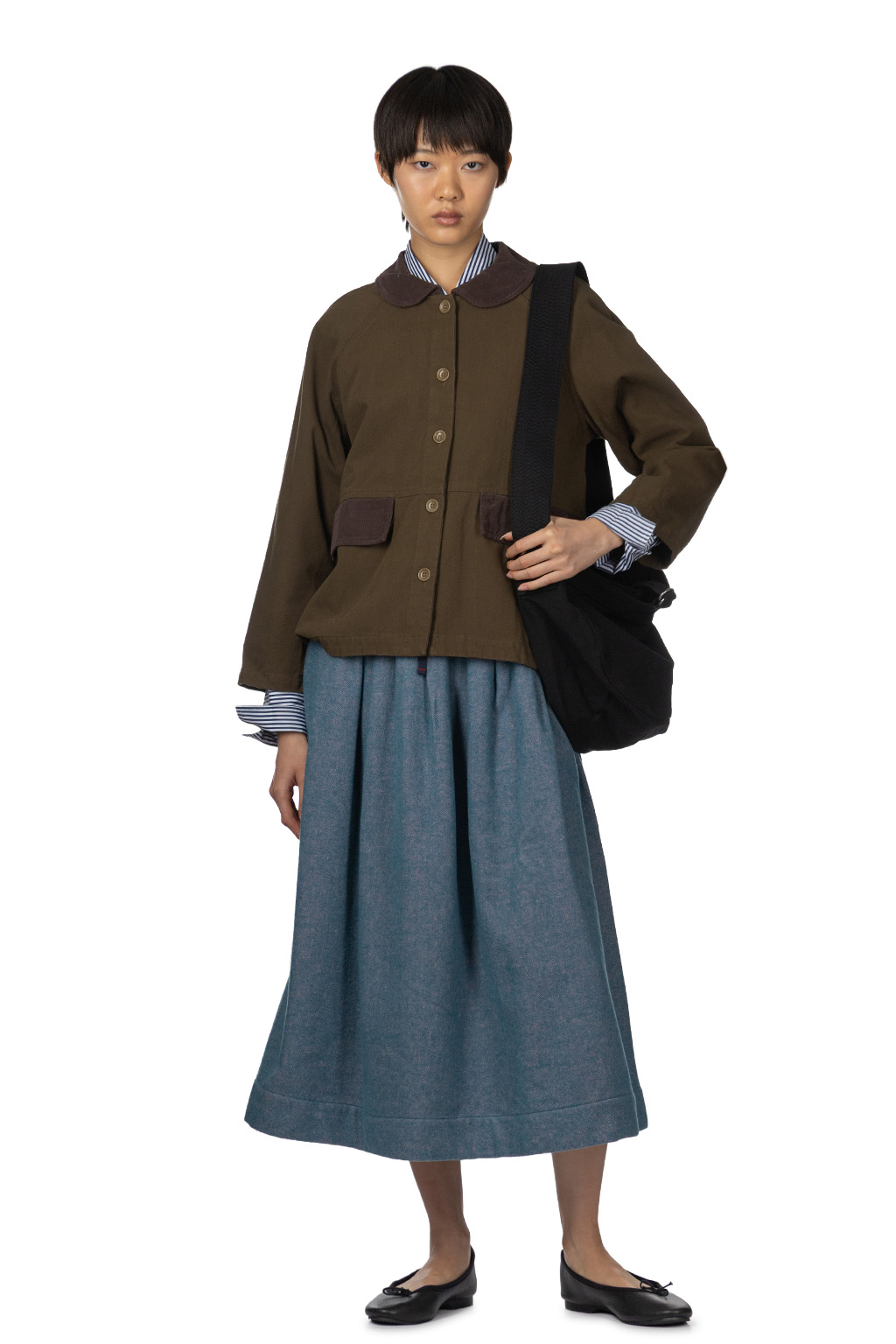 Taiga Takahashi - Lot.018 Newsboy Bag Small - Black