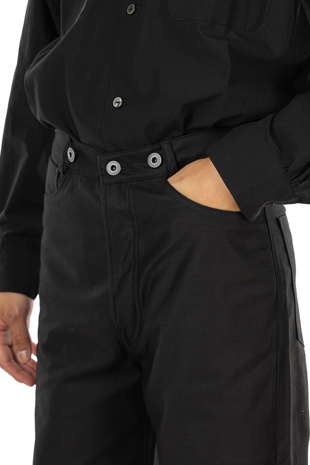 Taiga Takahashi - Lot. 225 Buckle-Backed Trousers C 1930 - Black