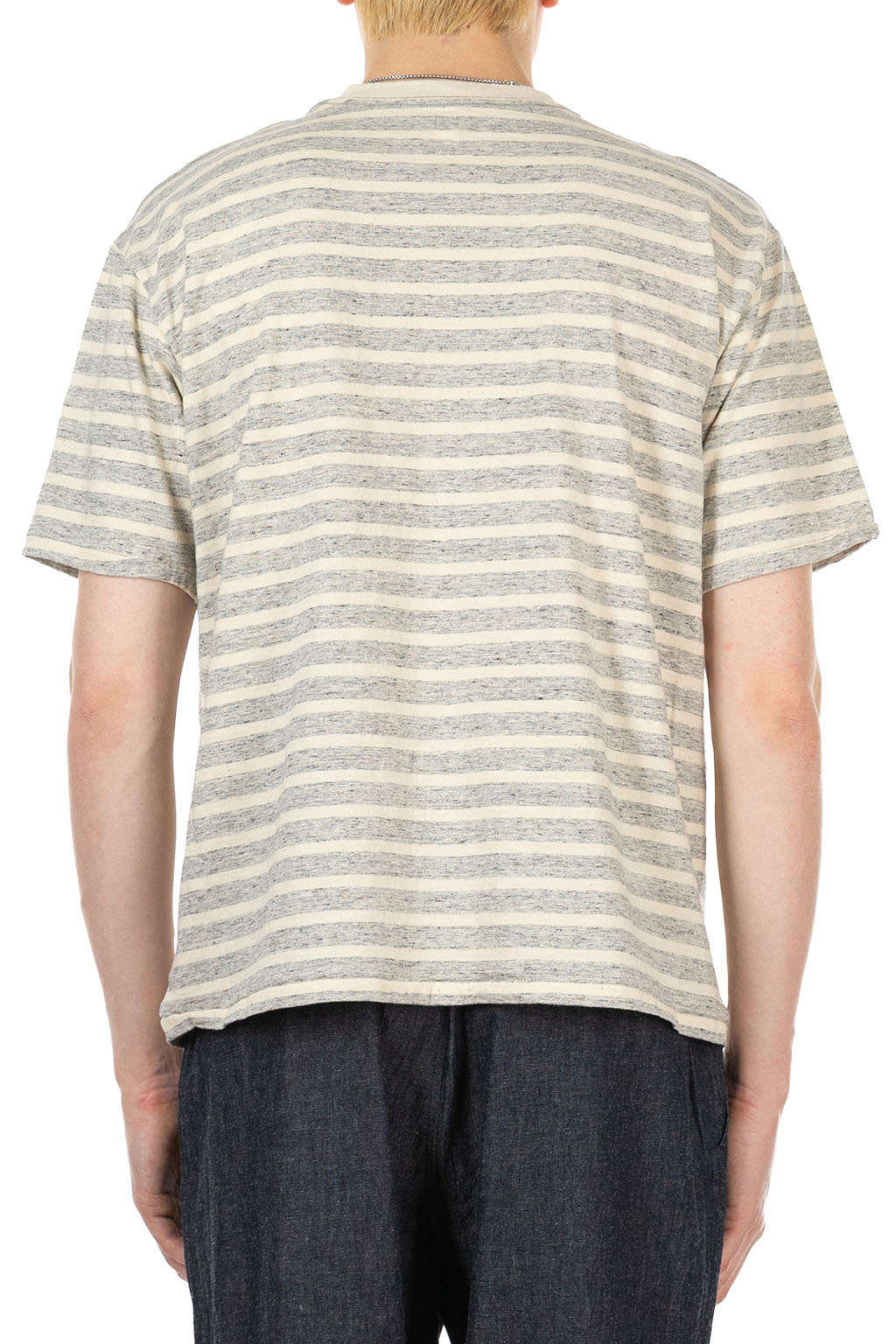 Taiga Takahashi - Lot.617 Border Tee Shirt - Gray Natural