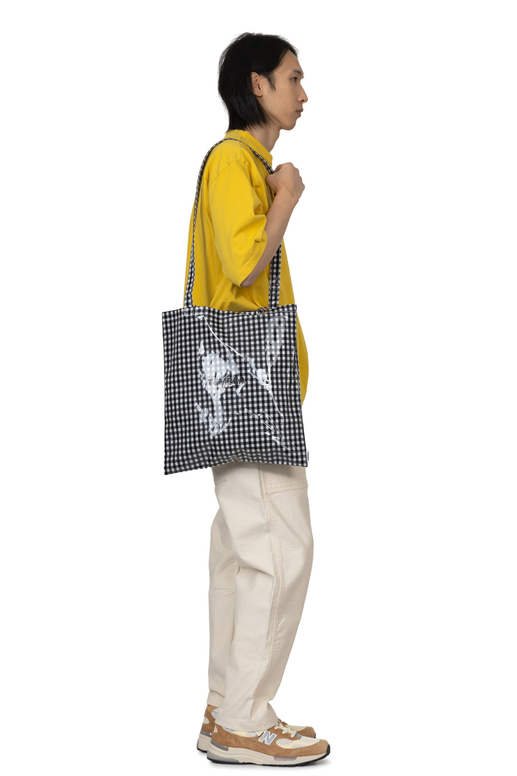 Tembea - 3Handle Tote -  Gingham Black